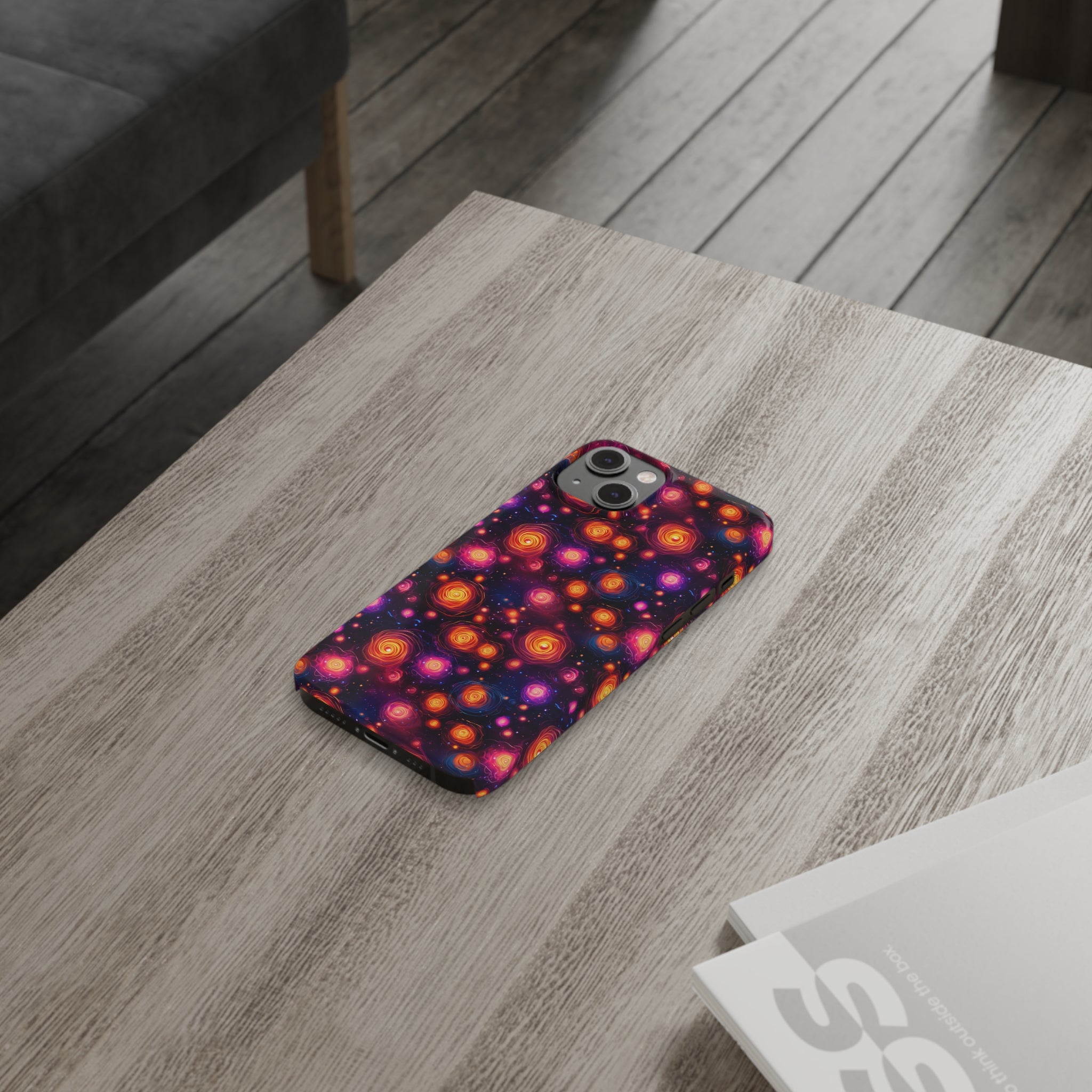 Slim Phone Cases (AOP) - Seamless Fantasy Galaxies 11