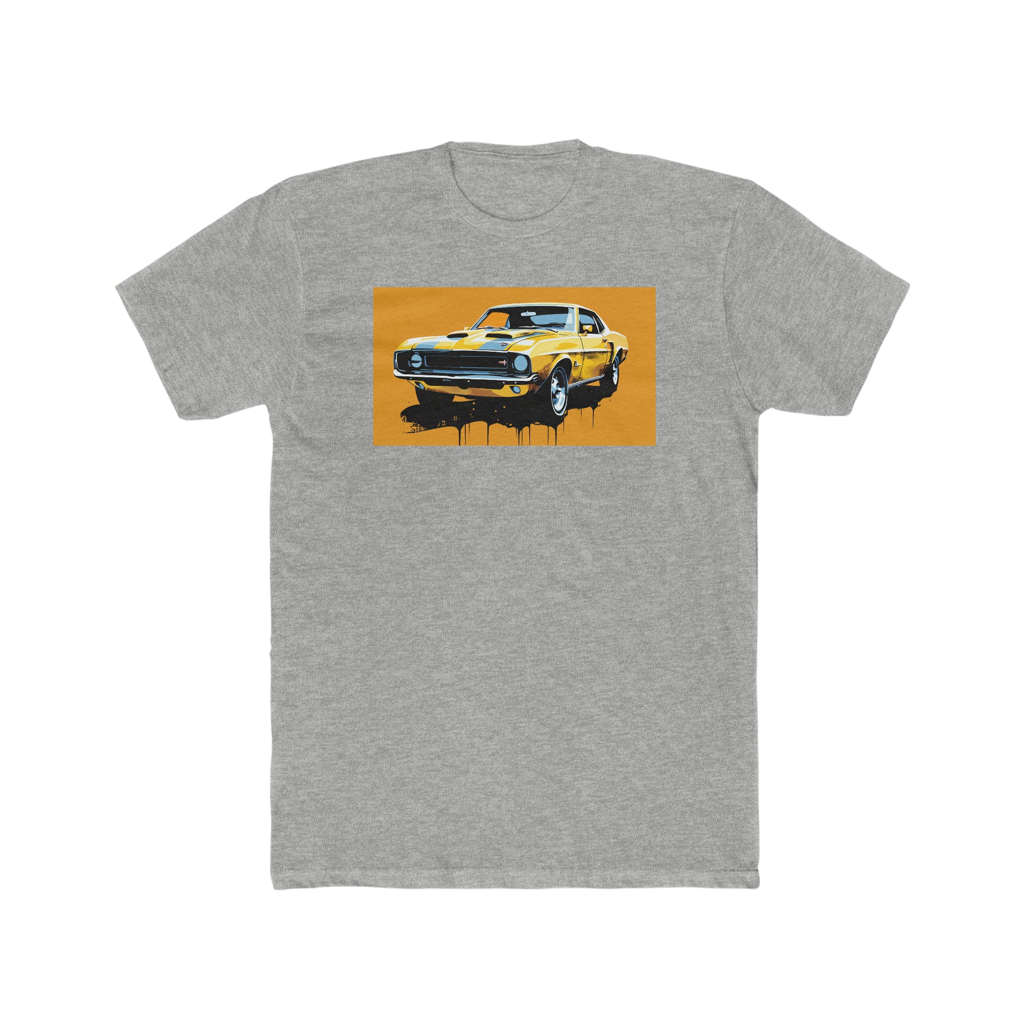 Men's Cotton Crew Tee - Pop Art - Car 03