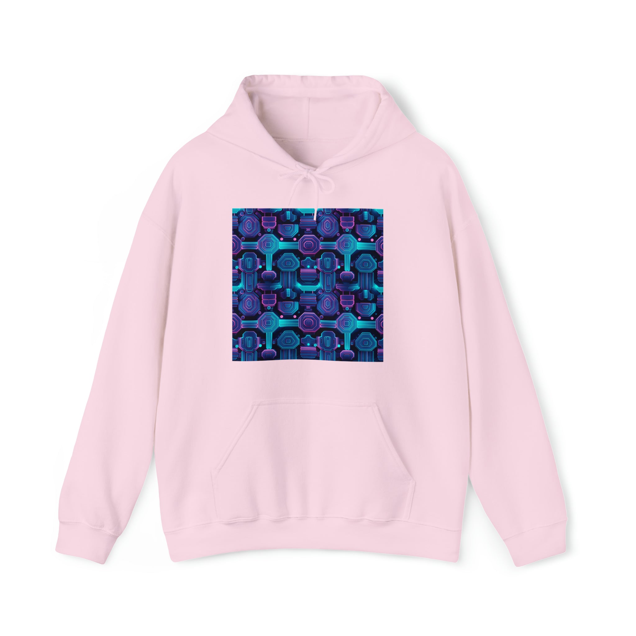 Unisex Heavy Blend™ Hooded Sweatshirt - Abstract Neon Designs 02