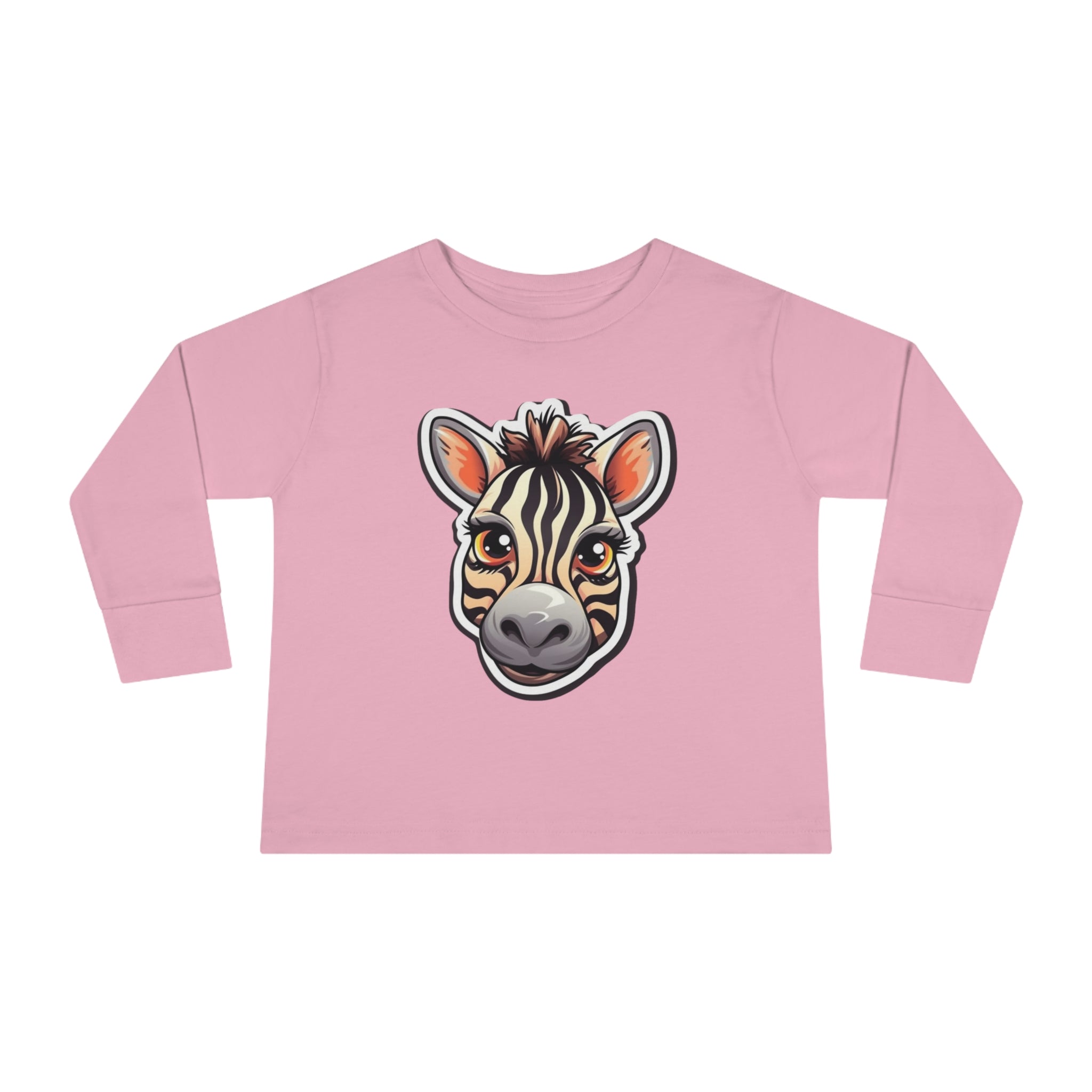 Toddler Long Sleeve Tee - Zebra Foal