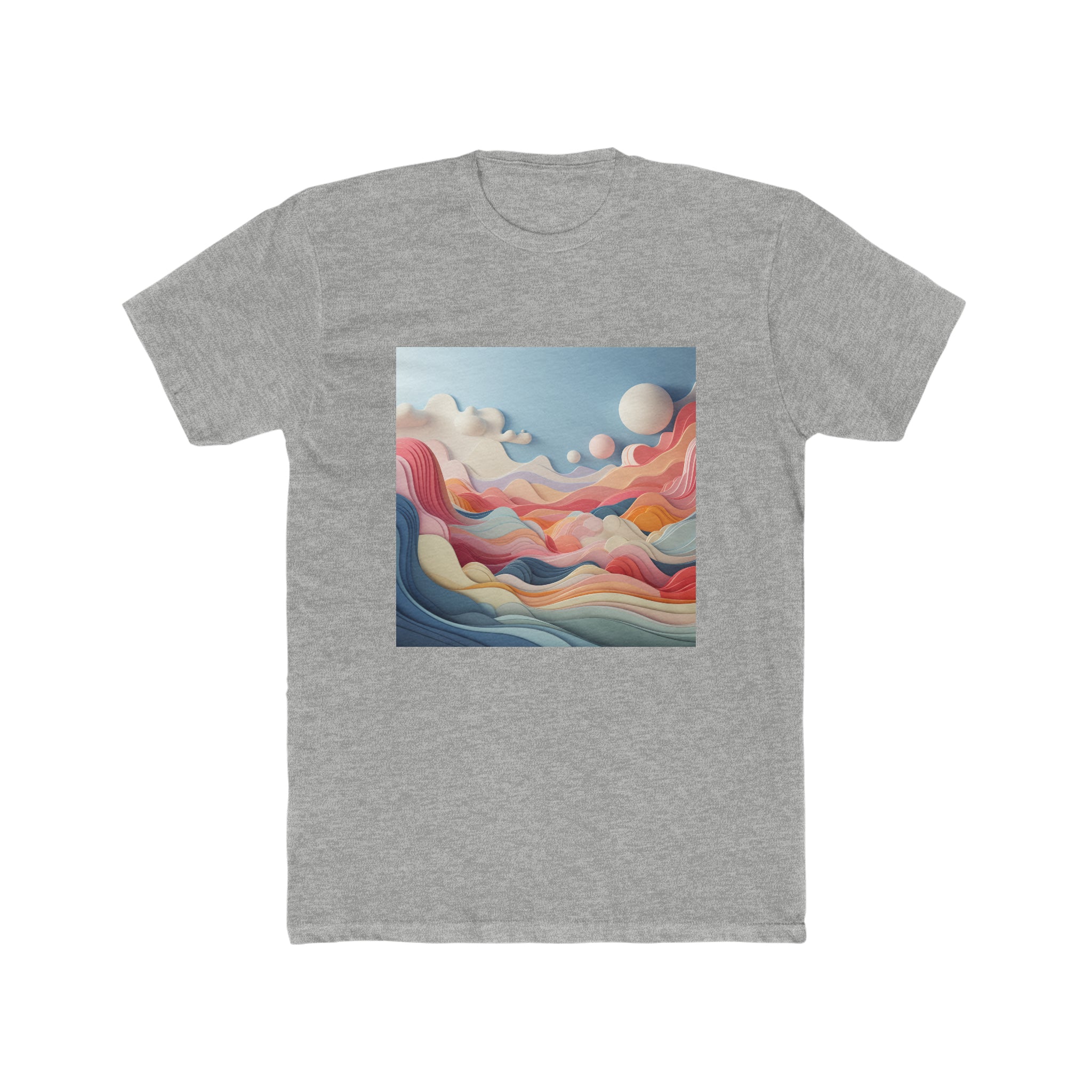 Men's Cotton Crew Tee - Vector Art Design 14