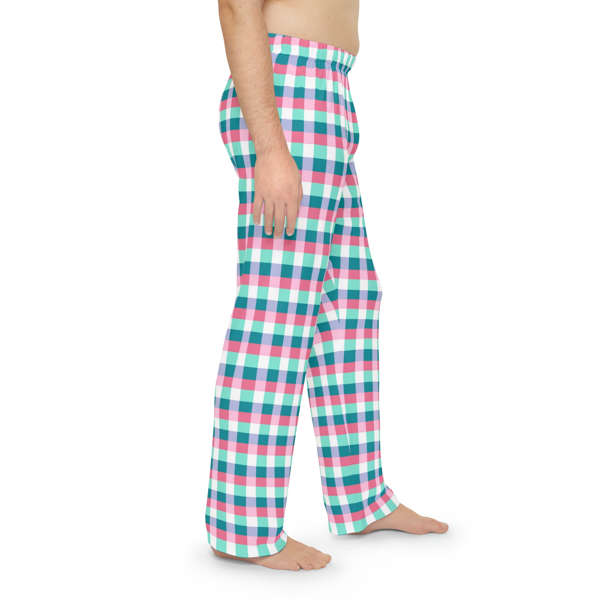 Men's Pajama Pants (AOP) - Seamless Checkered Designs 02