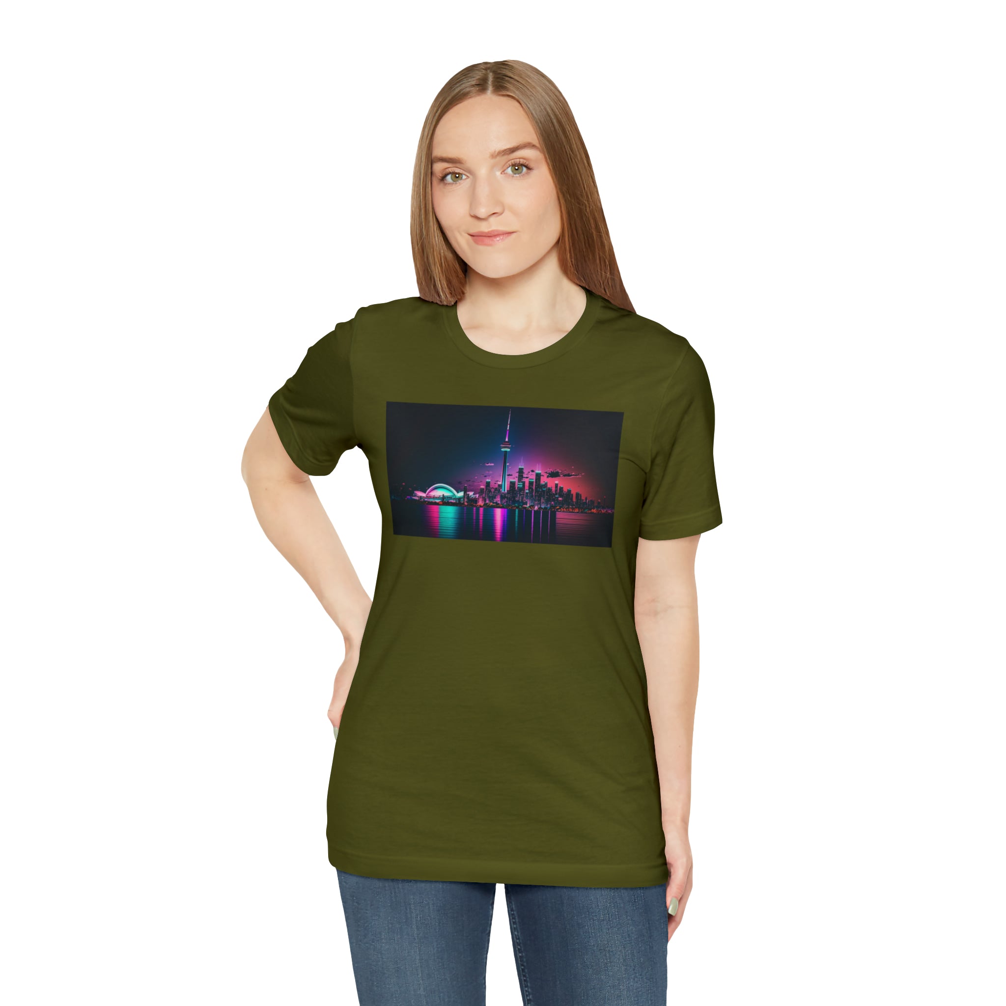 Unisex Jersey Short Sleeve Tee - CN Tower, Canada