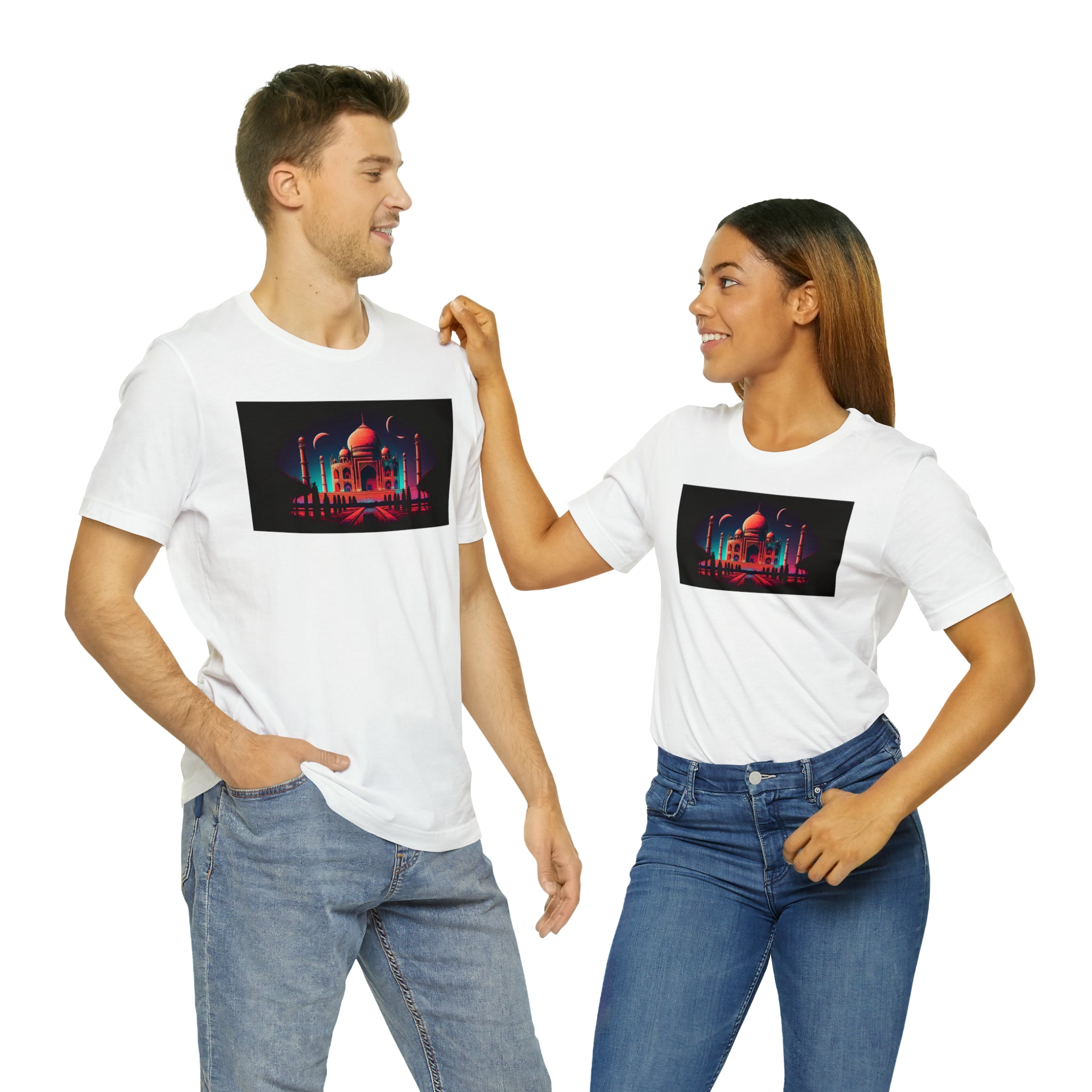 Unisex Jersey Short Sleeve Tee - Taj Mahal, Agra, India