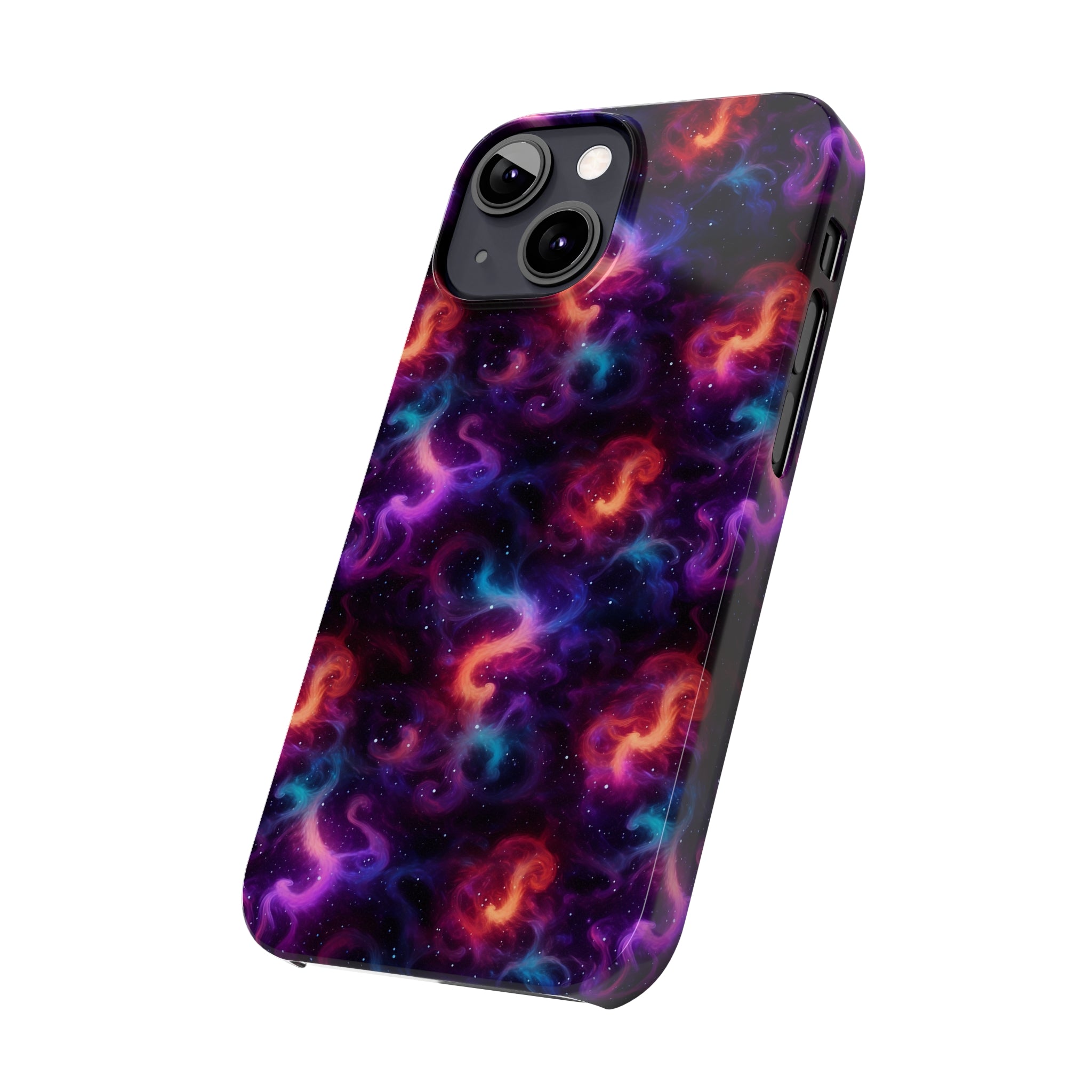 Slim Phone Cases (AOP) - Seamless Fantasy Galaxies 05