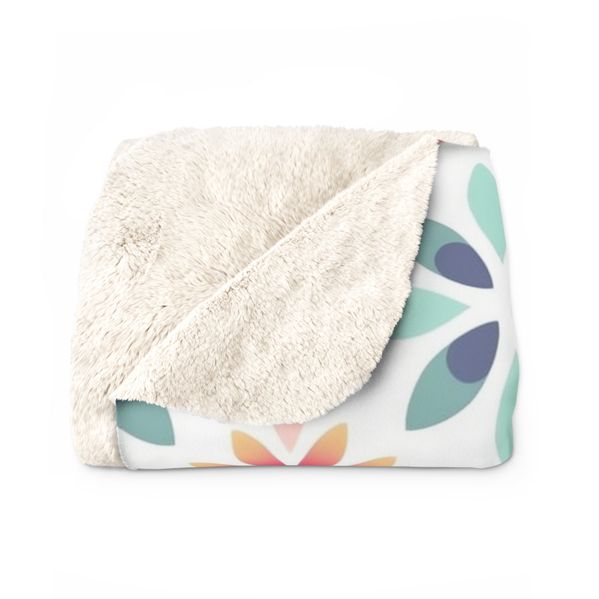 Sherpa Fleece Blanket (AOP) - Seamless Designs 09