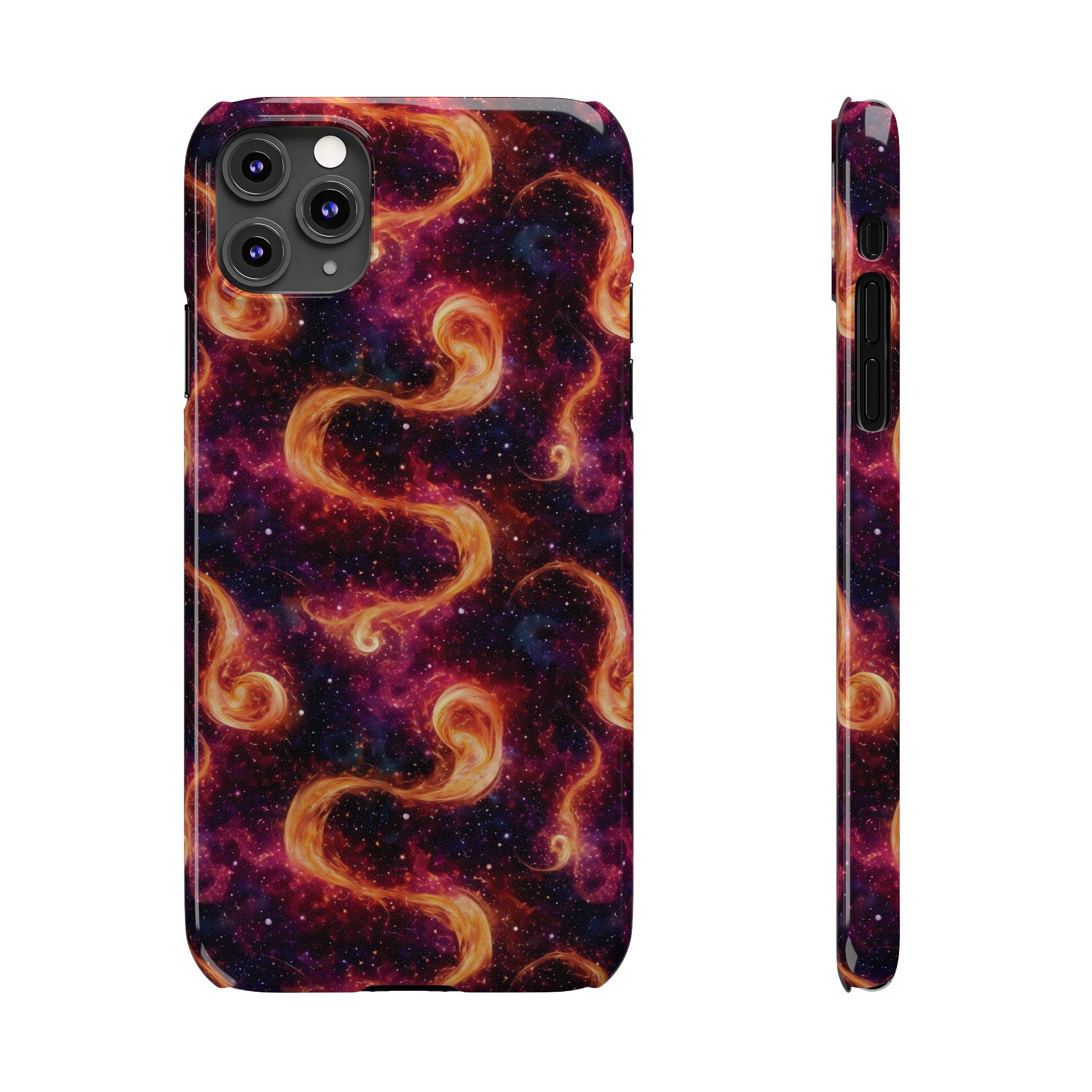 Slim Phone Cases (AOP) - Seamless Fantasy Galaxies 03