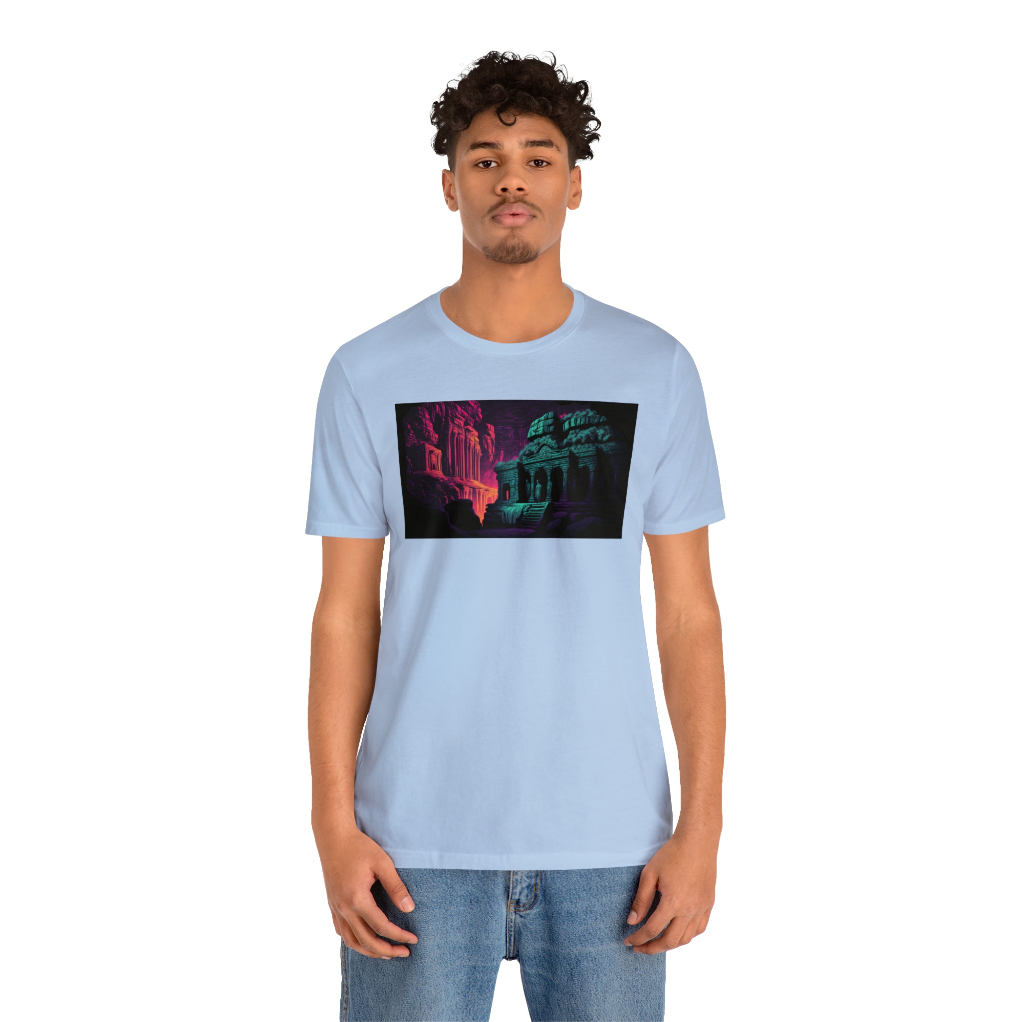 Unisex Jersey Short Sleeve Tee - Ellora Caves, India