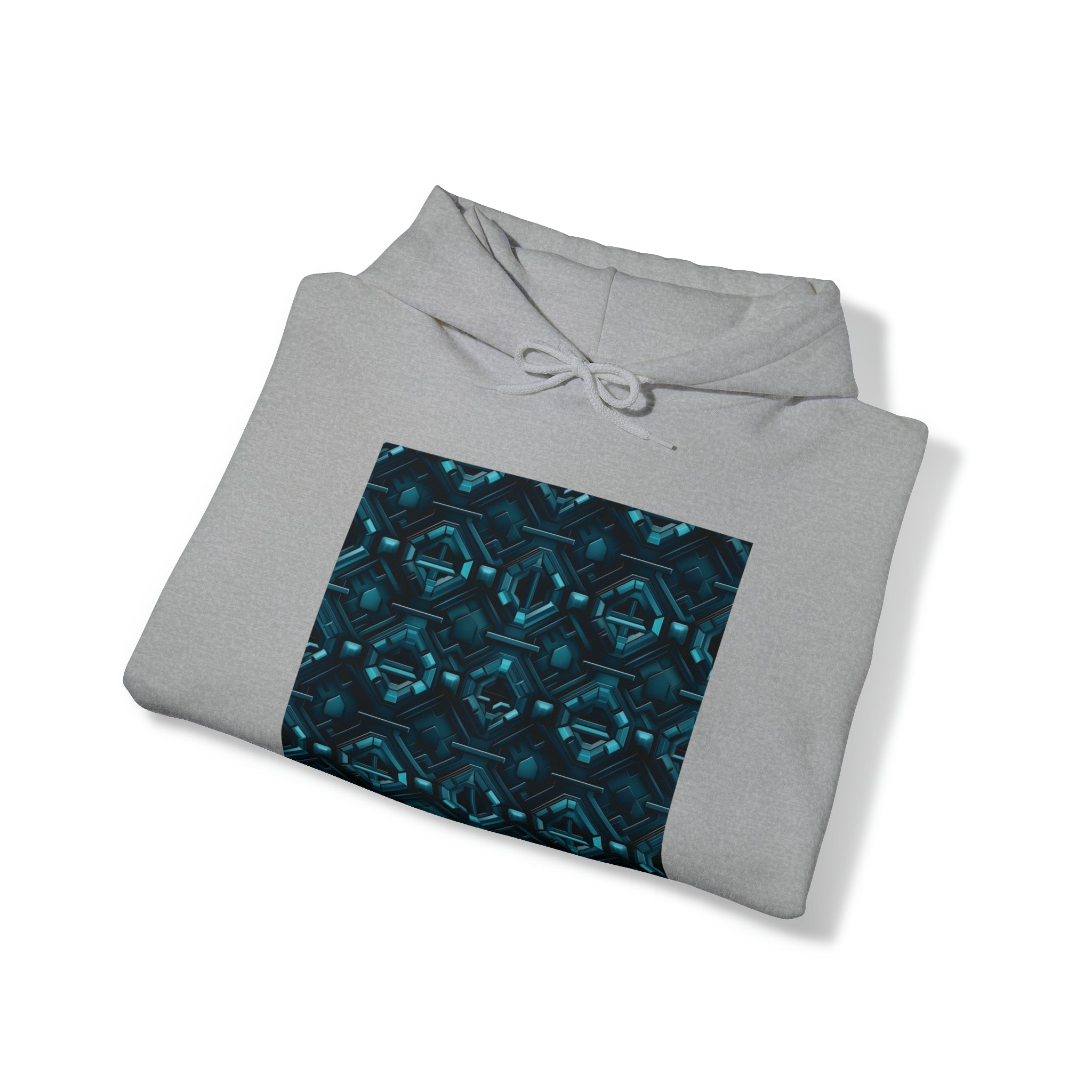 Unisex Heavy Blend™ Hooded Sweatshirt - Abstract Neon Designs 08