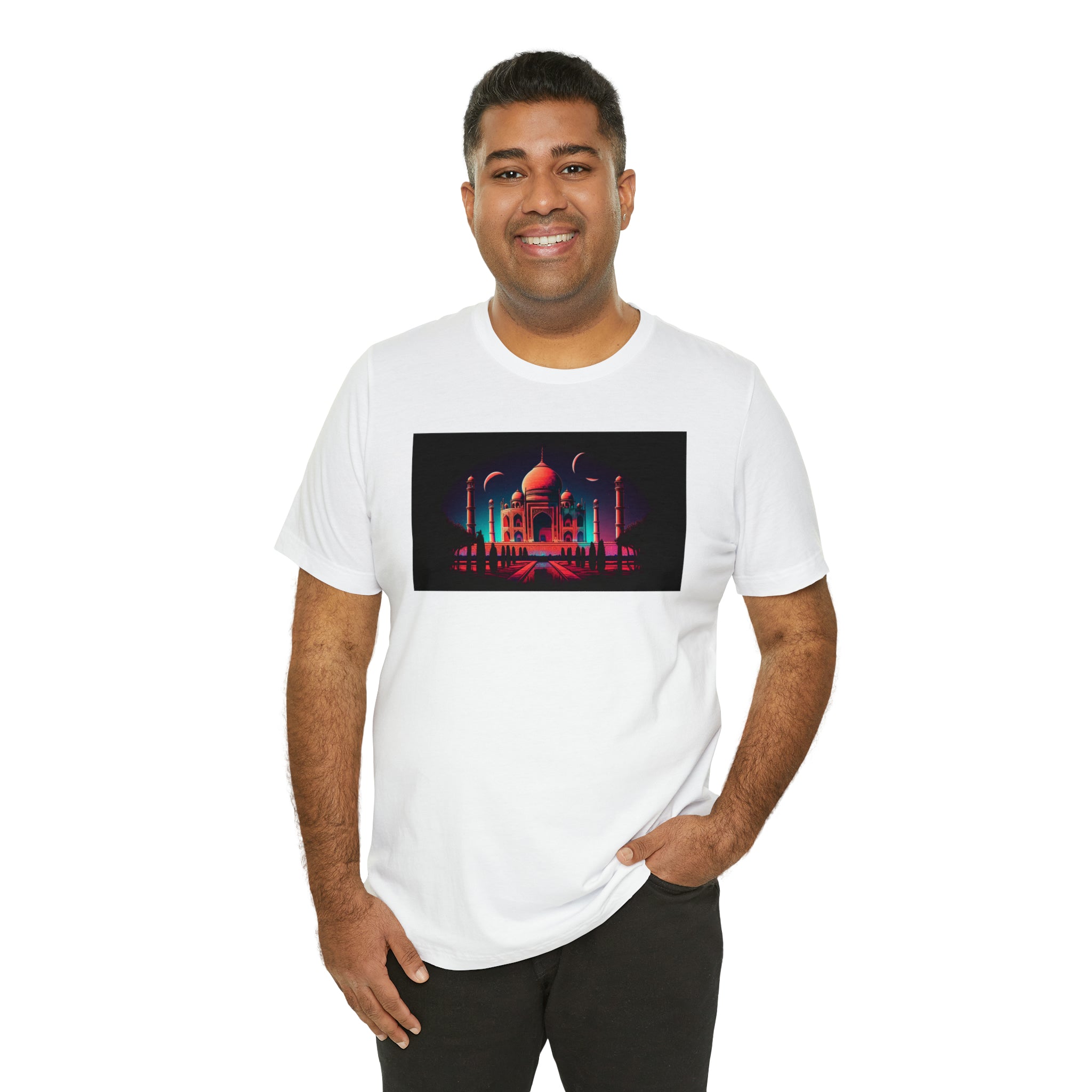 Unisex Jersey Short Sleeve Tee - Taj Mahal, Agra, India