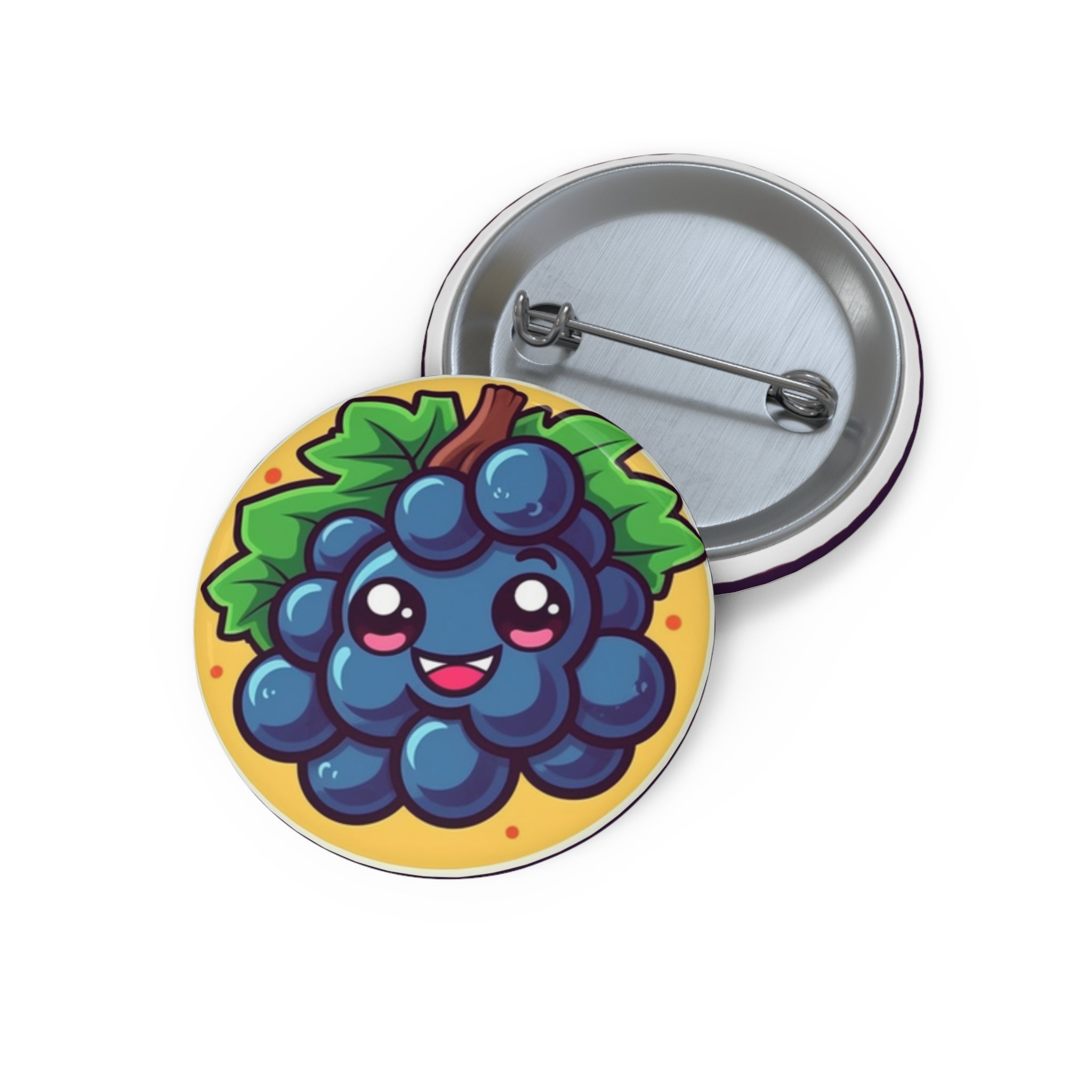 Custom Pin Buttons - Grapes