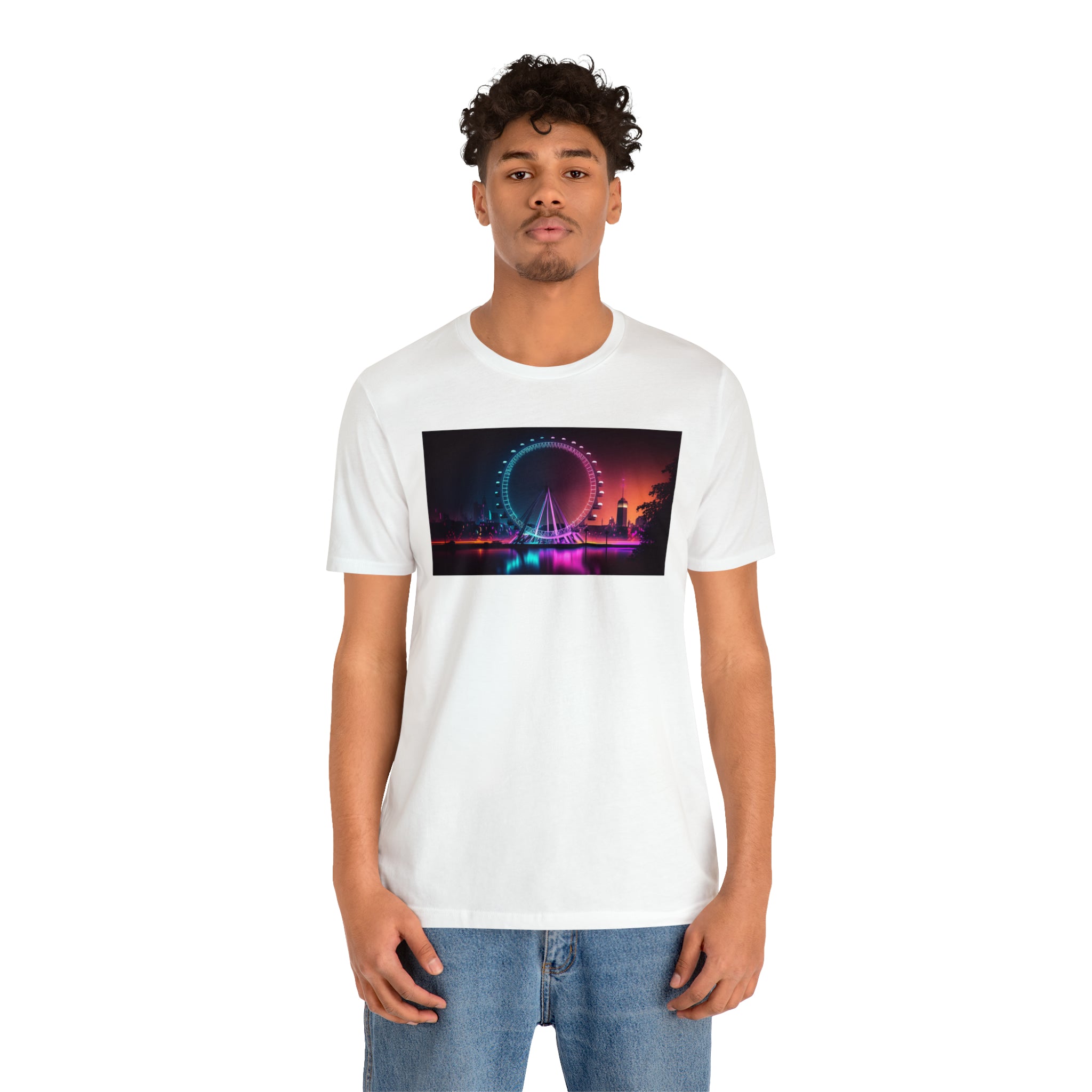 Unisex Jersey Short Sleeve Tee - London Eye, UK