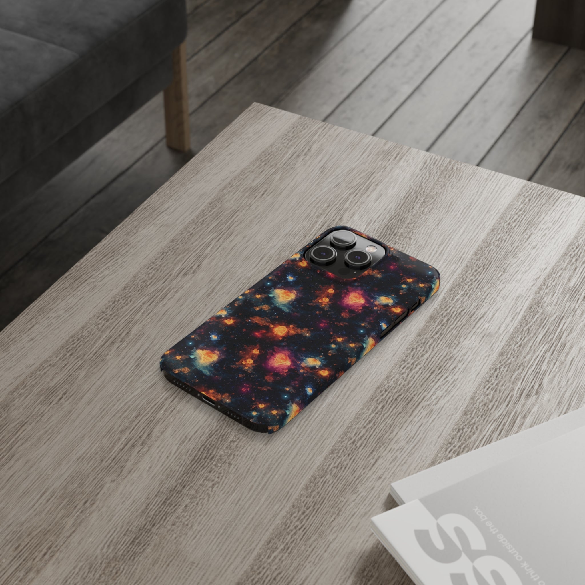 Slim Phone Cases (AOP) - Seamless Fantasy Galaxies 07