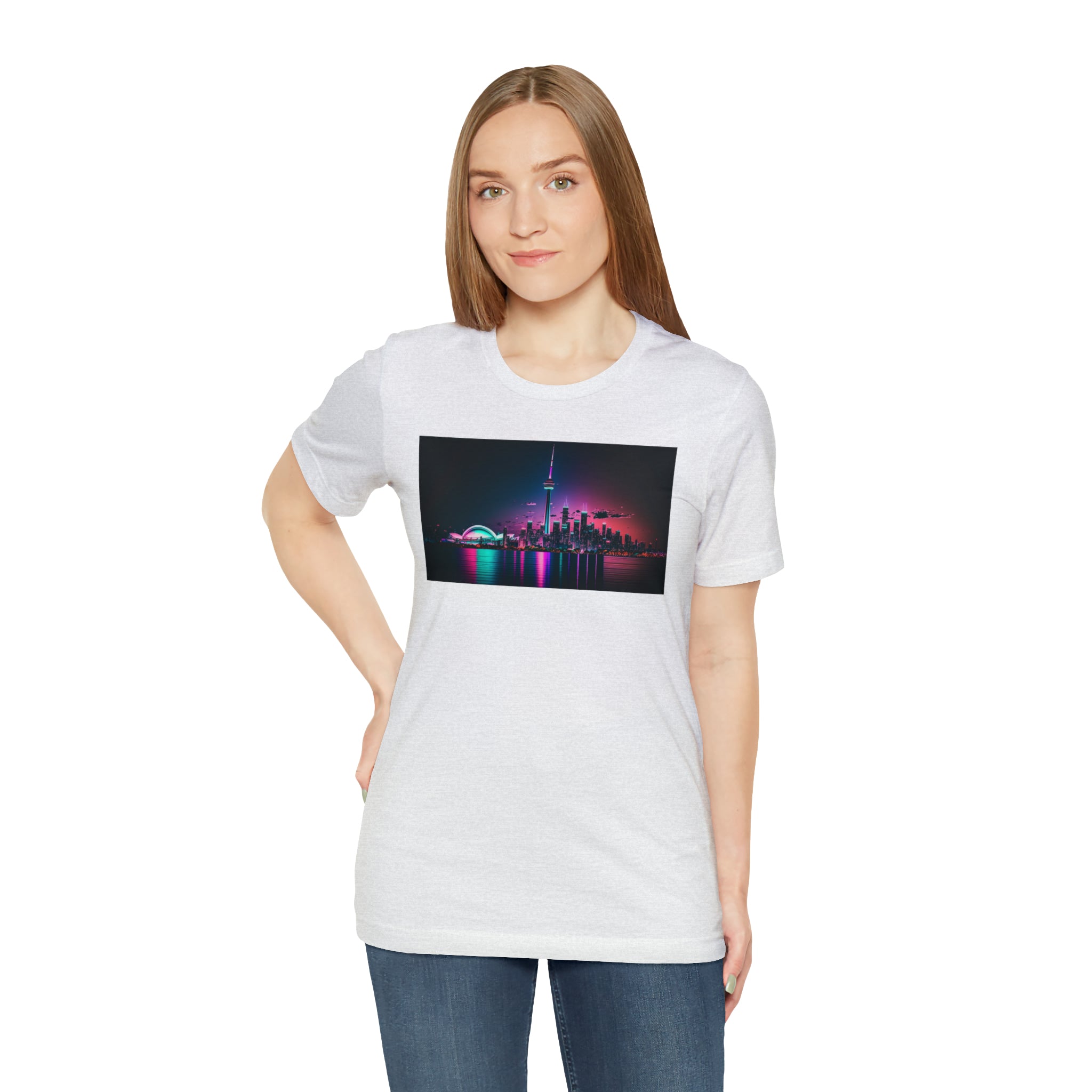 Unisex Jersey Short Sleeve Tee - CN Tower, Canada