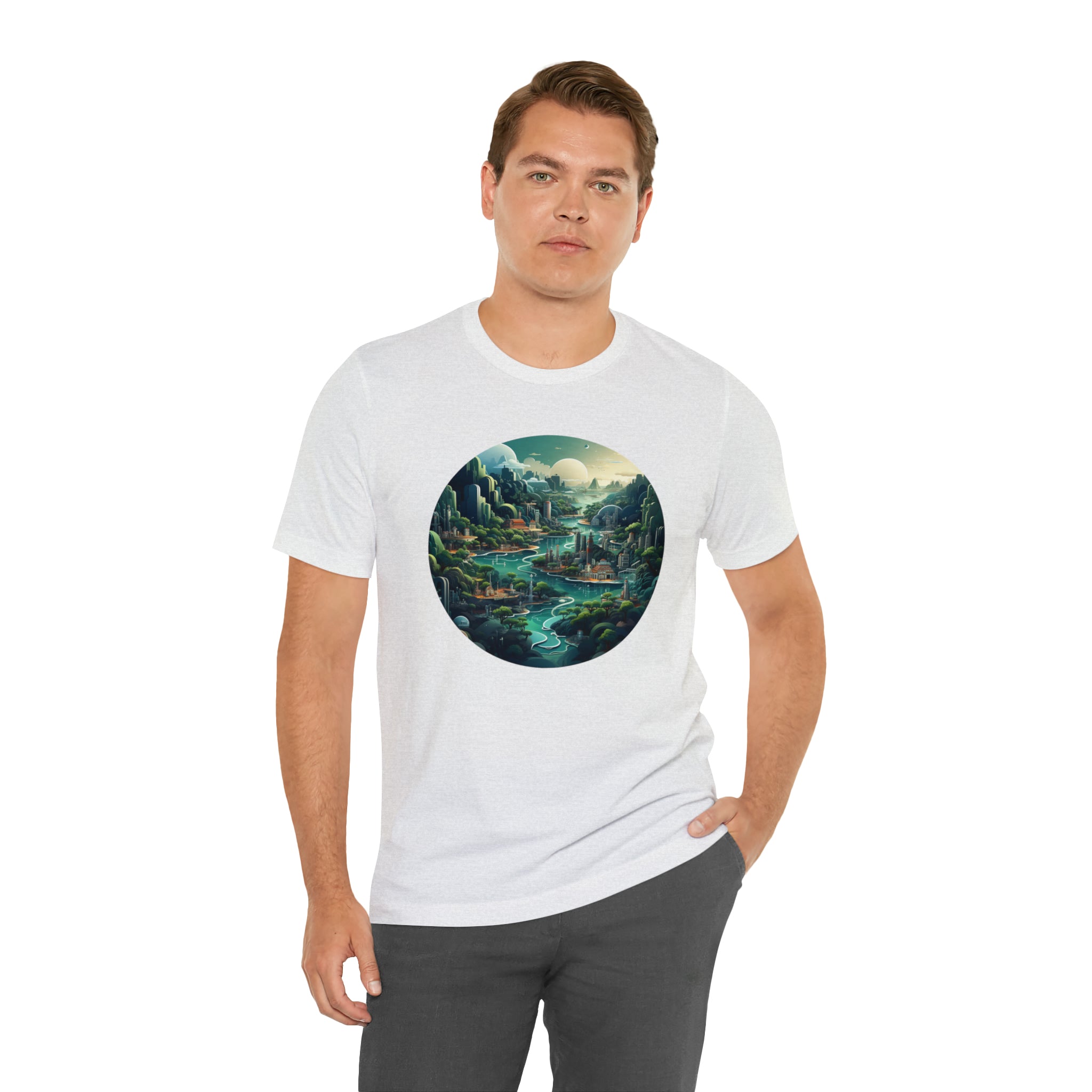 Unisex Jersey Short Sleeve Tee - Isometric Designs 04