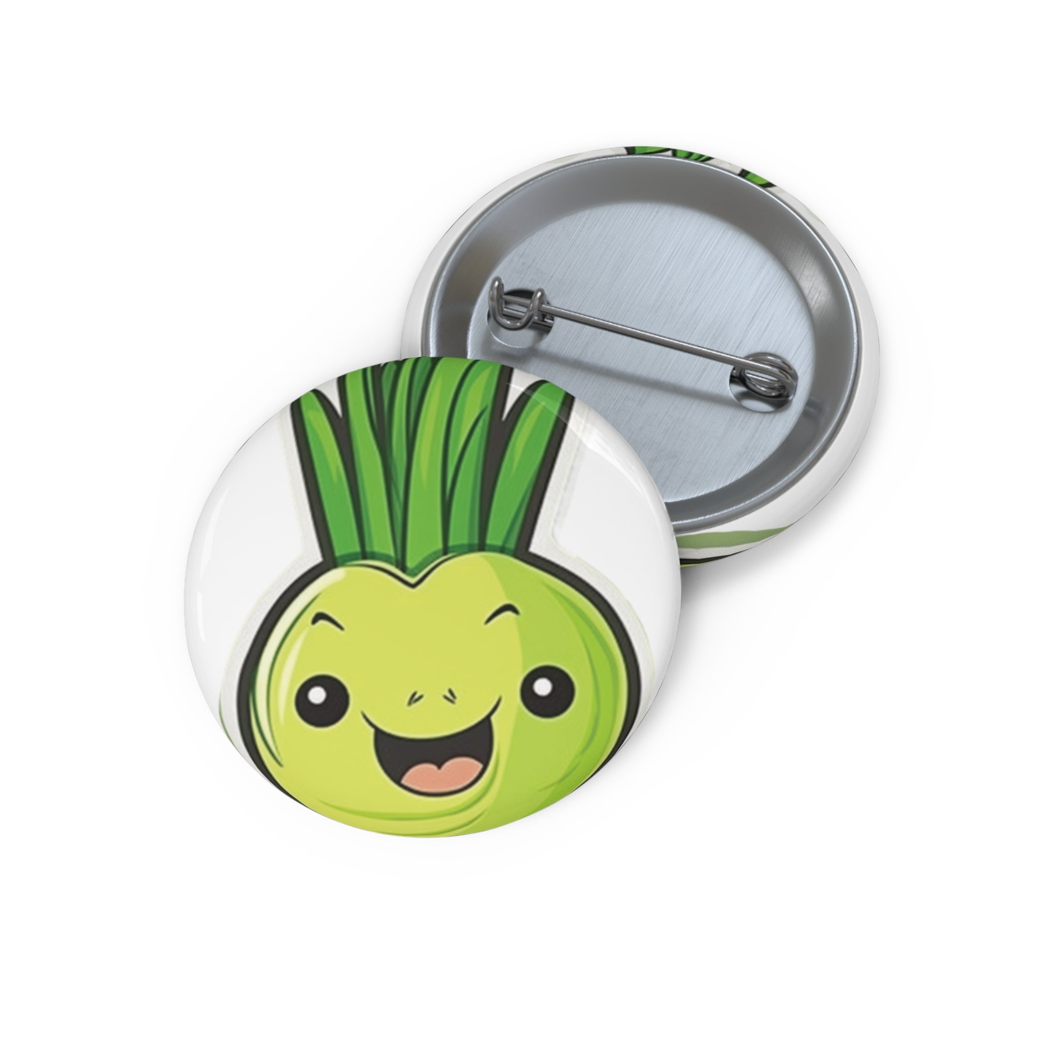 Custom Pin Buttons - Leek