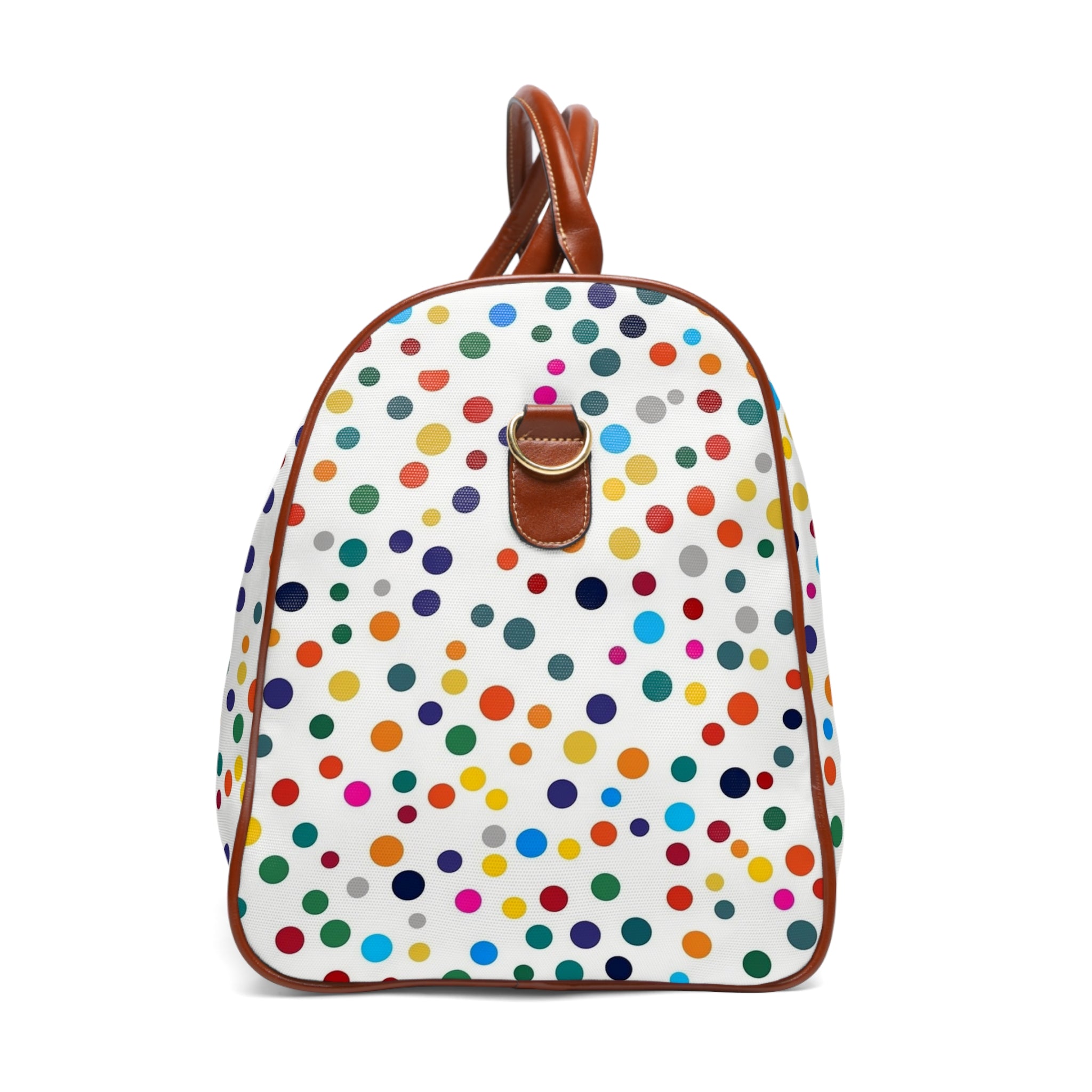 Waterproof Travel Bag (AOP) - Polka Dots Design 04