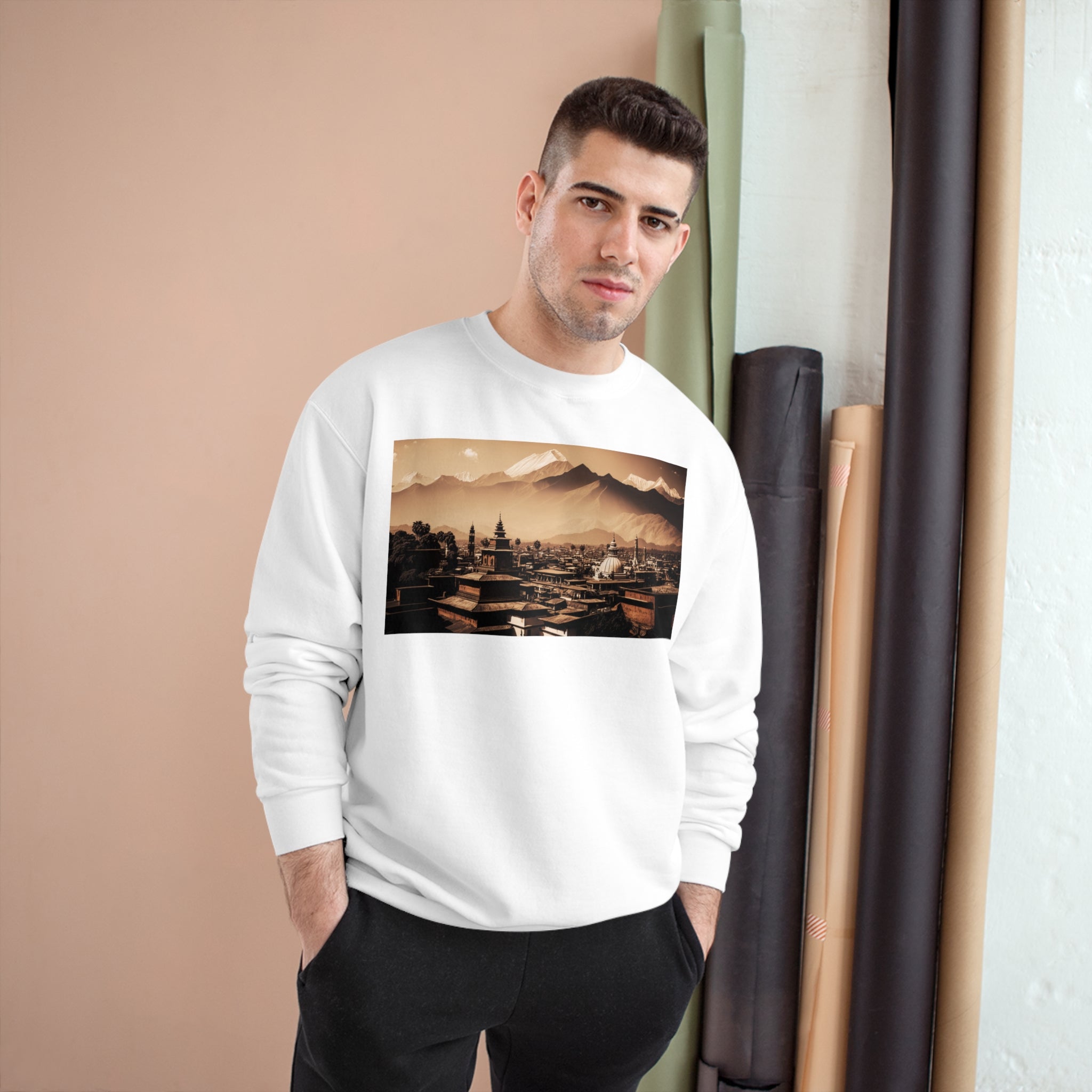 Champion Sweatshirt - Duotone Cities, Kathmandu