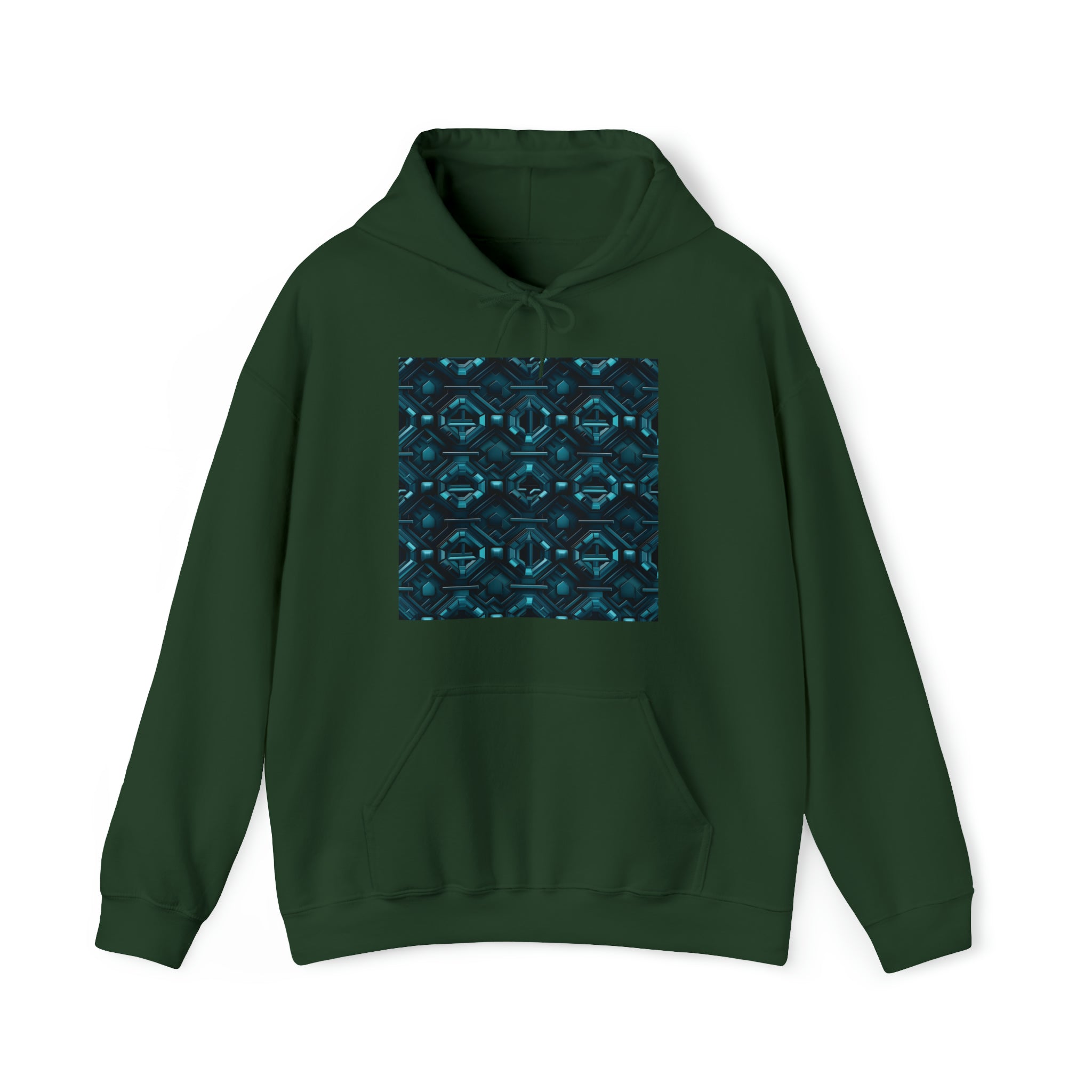 Unisex Heavy Blend™ Hooded Sweatshirt - Abstract Neon Designs 08