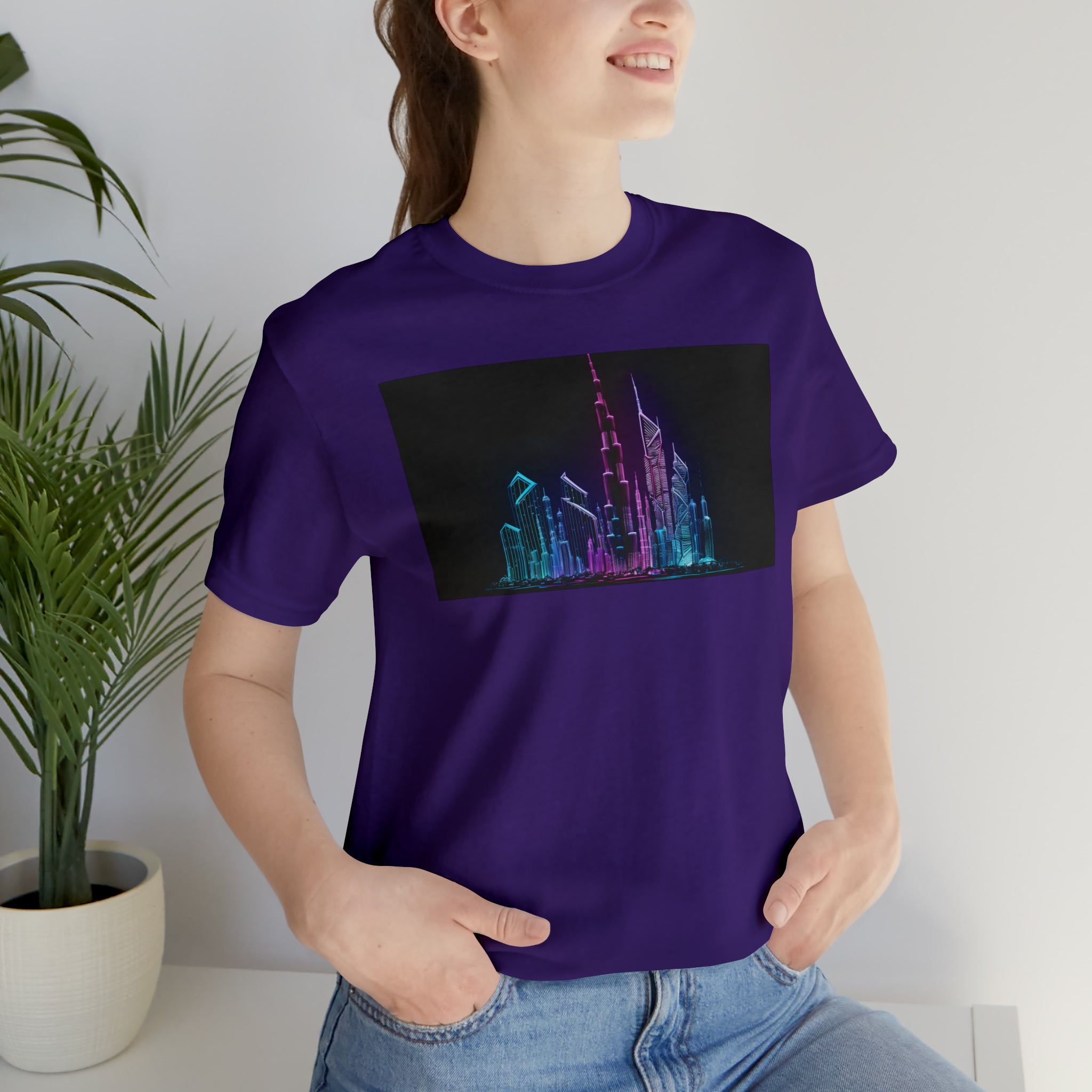 Unisex Jersey Short Sleeve Tee - Burj Khalifa, UAE