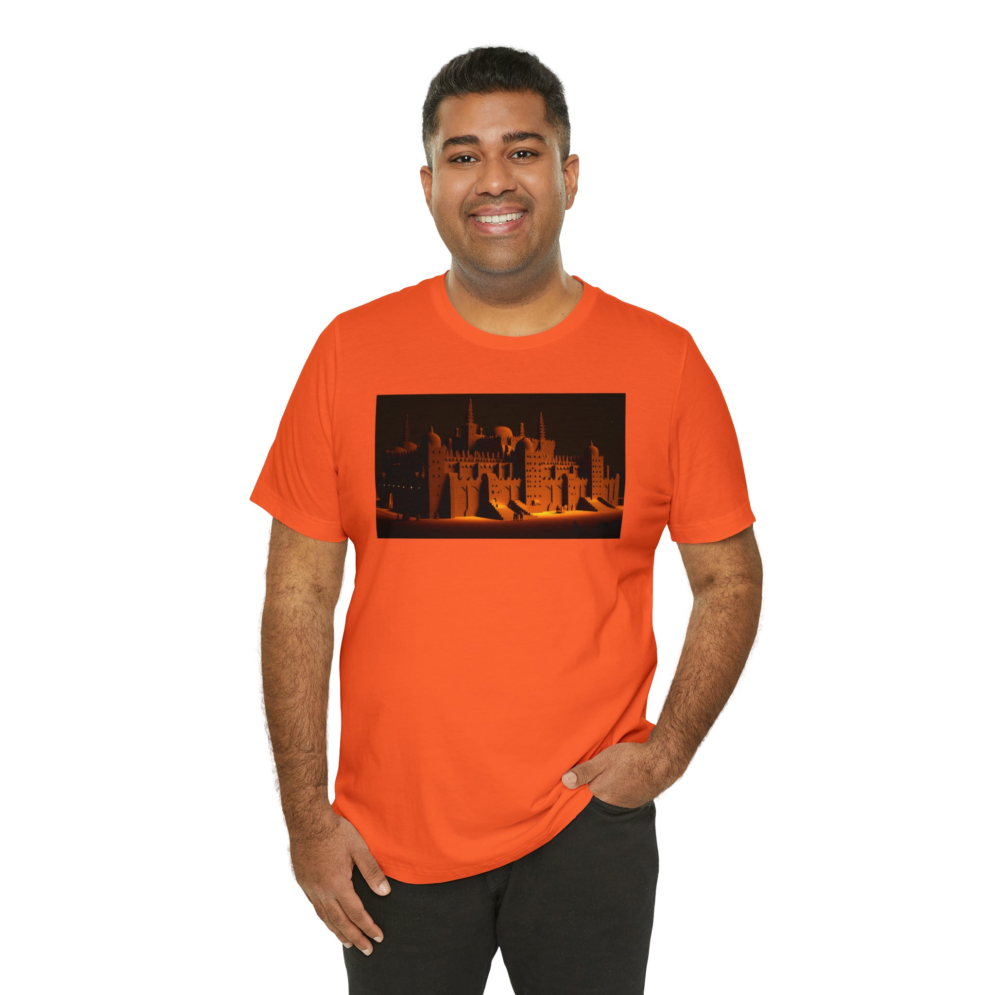 Unisex Jersey Short Sleeve Tee - Great Mosque of Djenné, Mali