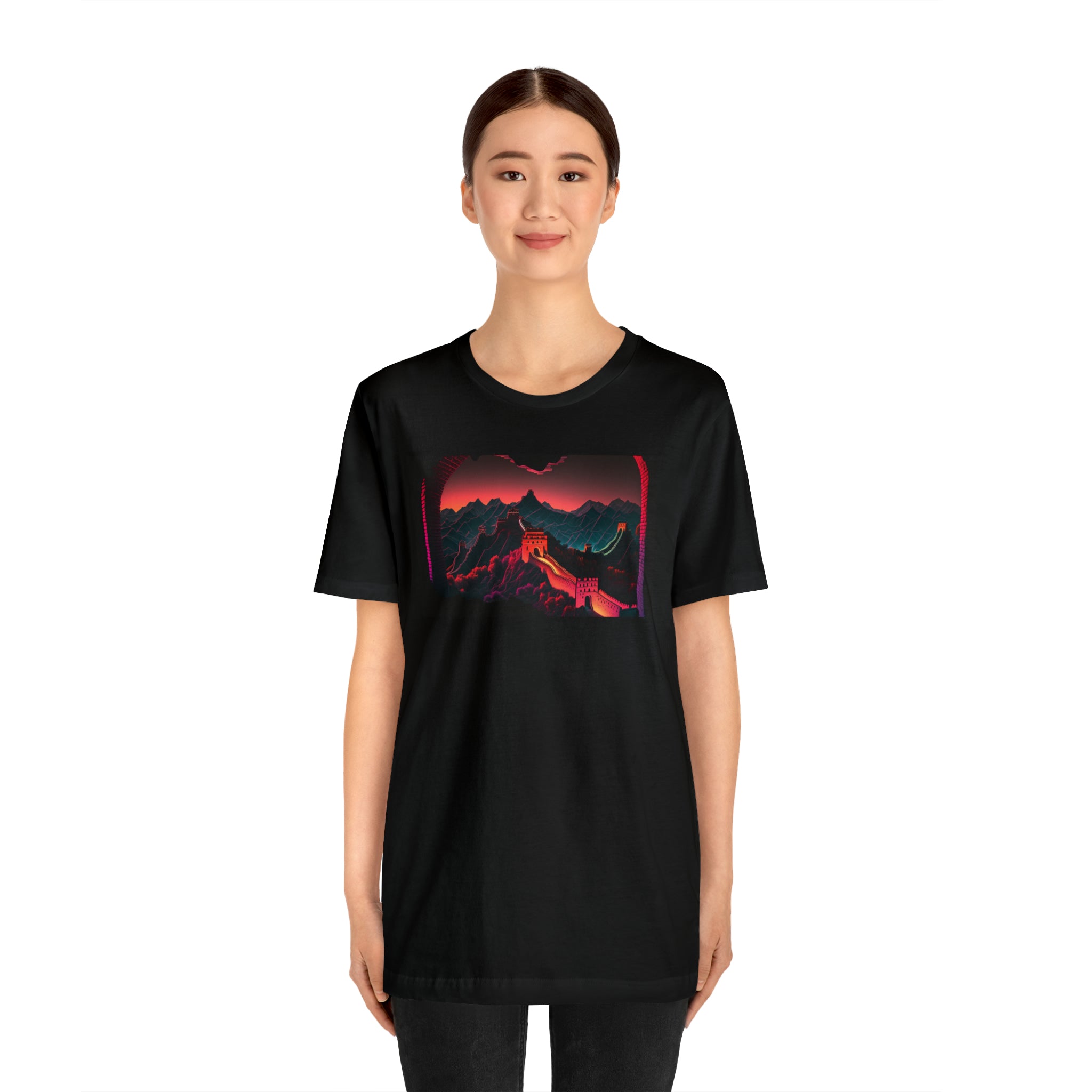 Unisex Jersey Short Sleeve Tee - Great Wall of China, China