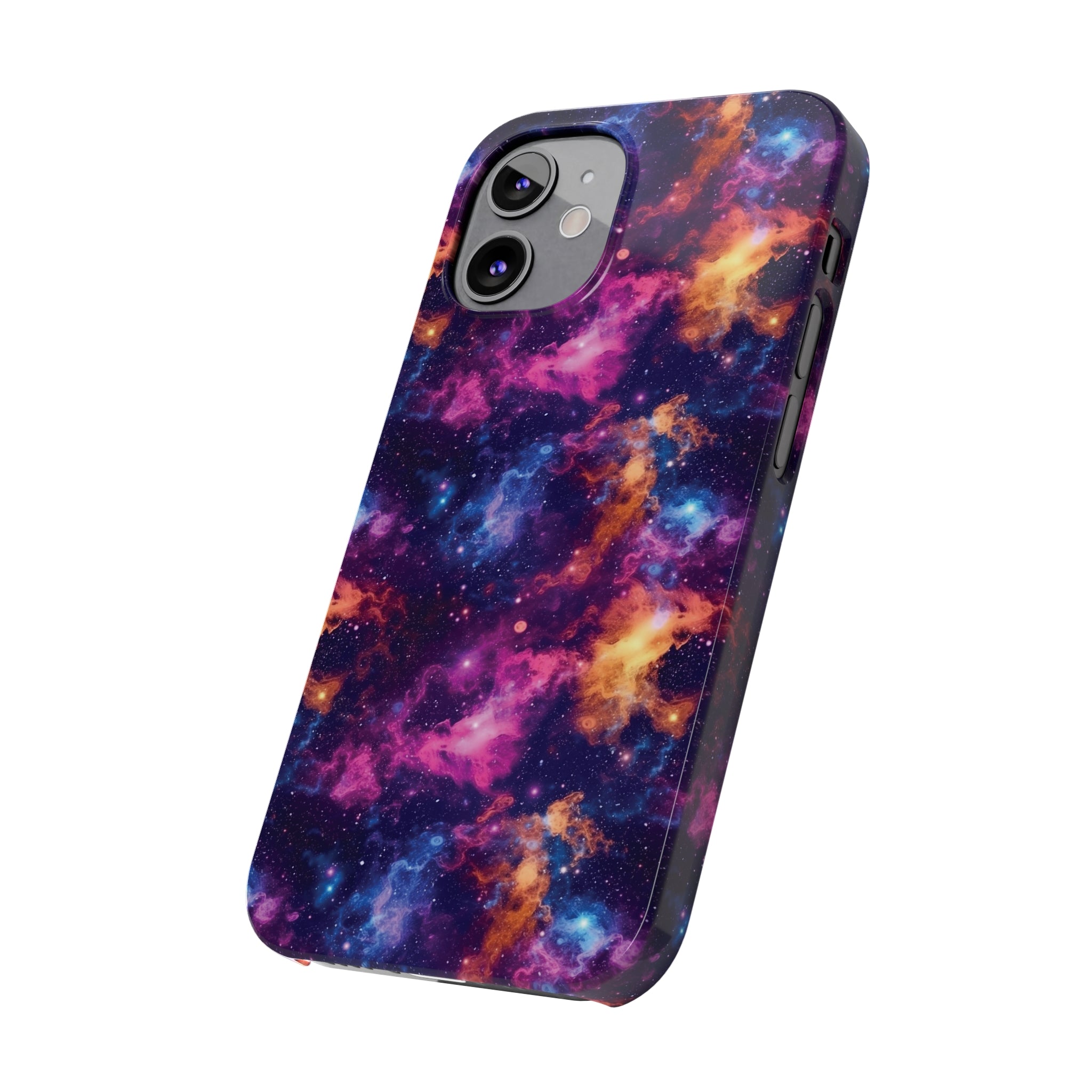 Slim Phone Cases (AOP) - Seamless Fantasy Galaxies 06