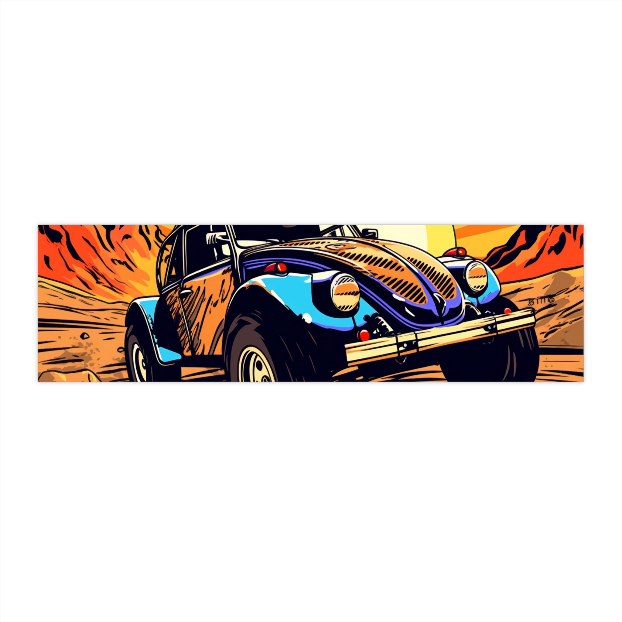 Bumper Stickers - Pop Art Designs, Dune Buggy