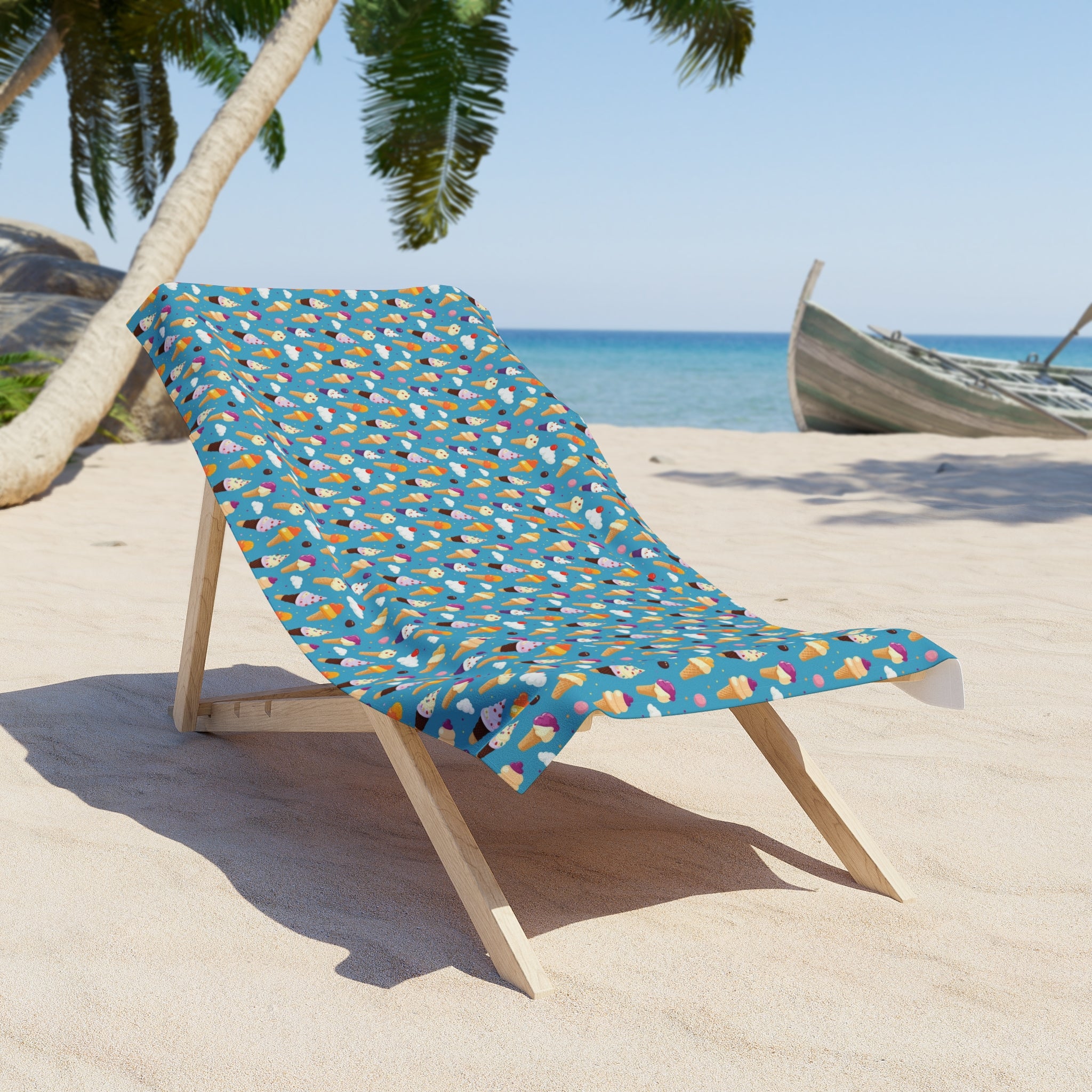 Beach Towel (AOP) - Seamless Summer Designs 07