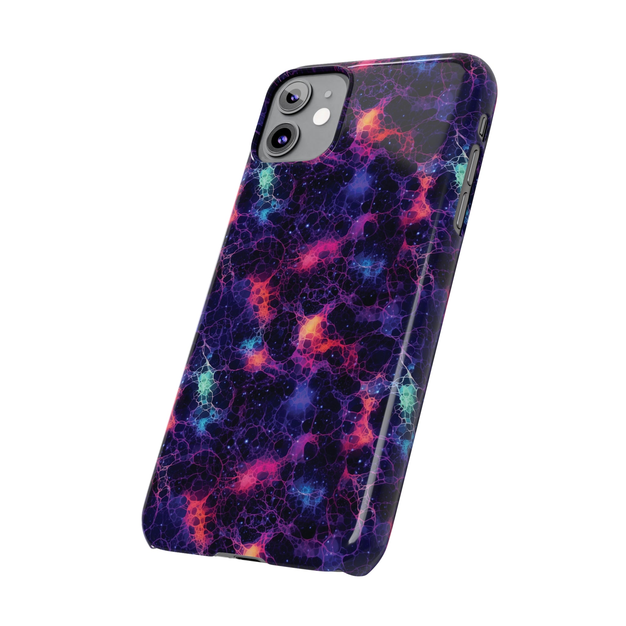 Slim Phone Cases (AOP) - Seamless Fantasy Galaxies 08