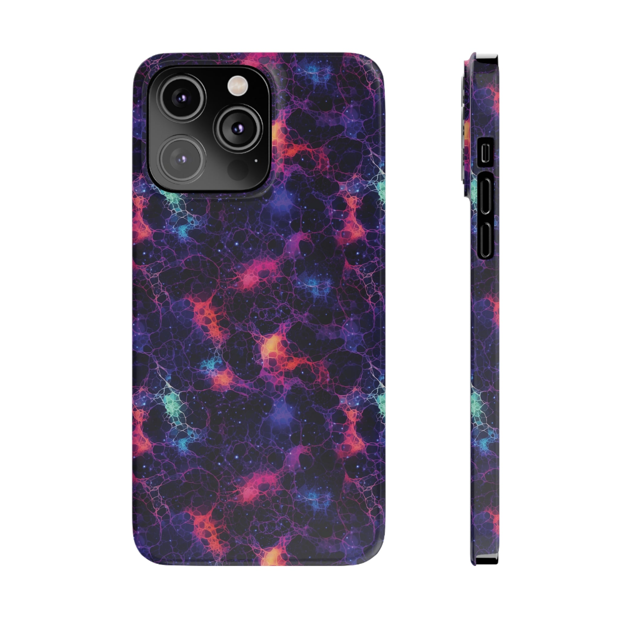 Slim Phone Cases (AOP) - Seamless Fantasy Galaxies 08