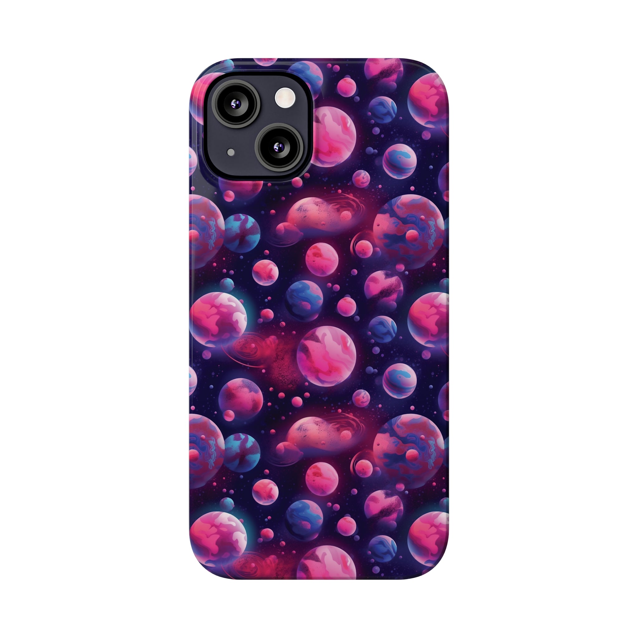 Slim Phone Cases (AOP) - Seamless Fantasy Galaxies 09