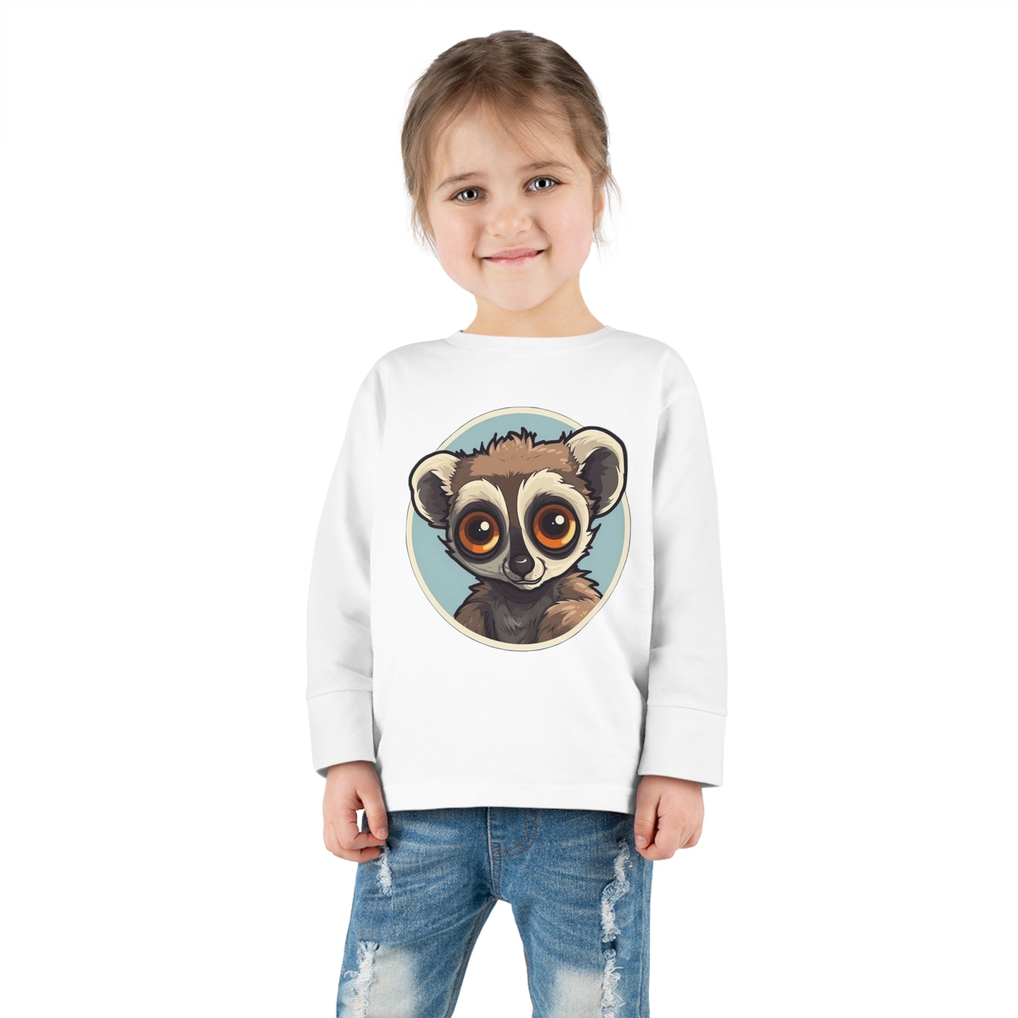 Toddler Long Sleeve Tee - Lemur Pup