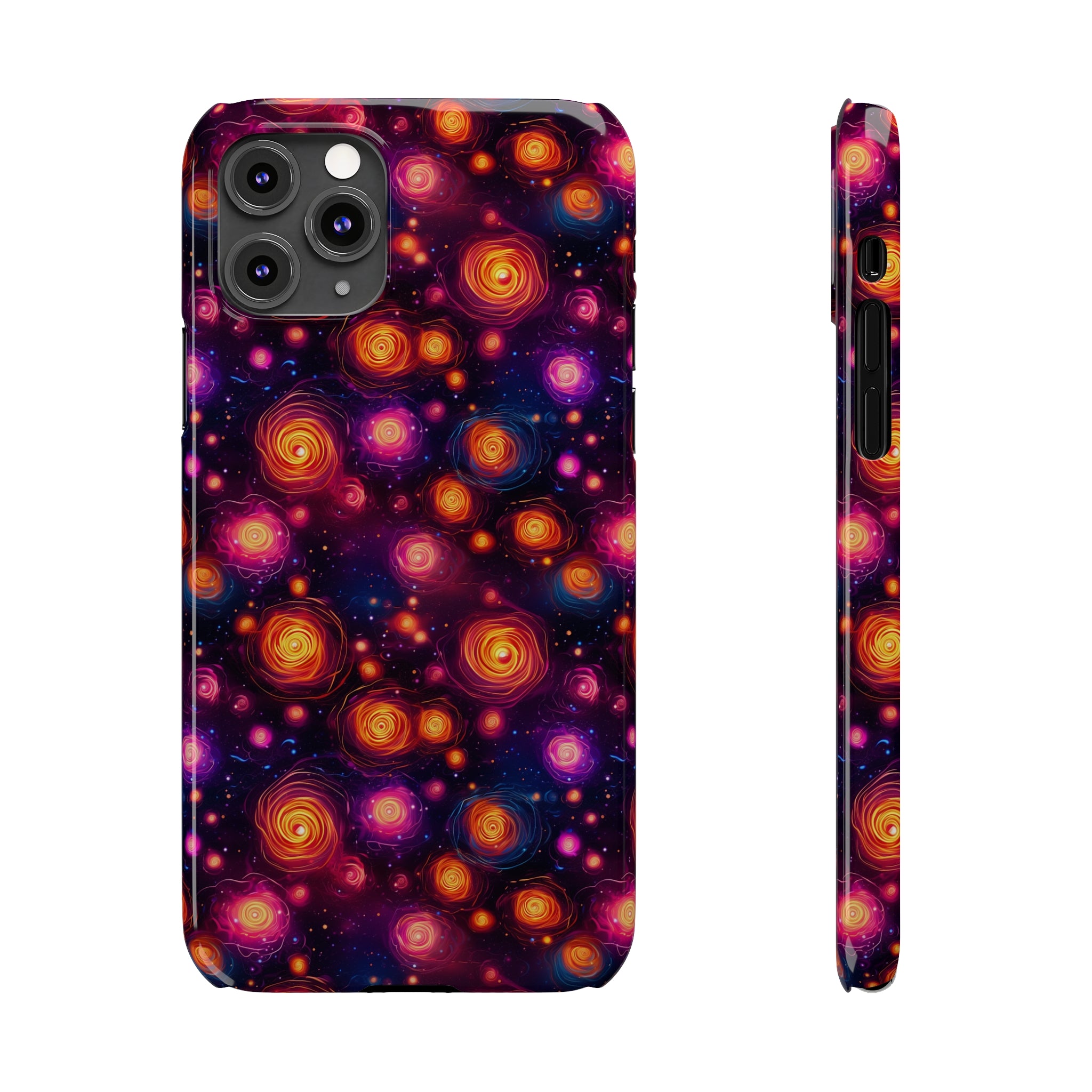 Slim Phone Cases (AOP) - Seamless Fantasy Galaxies 11