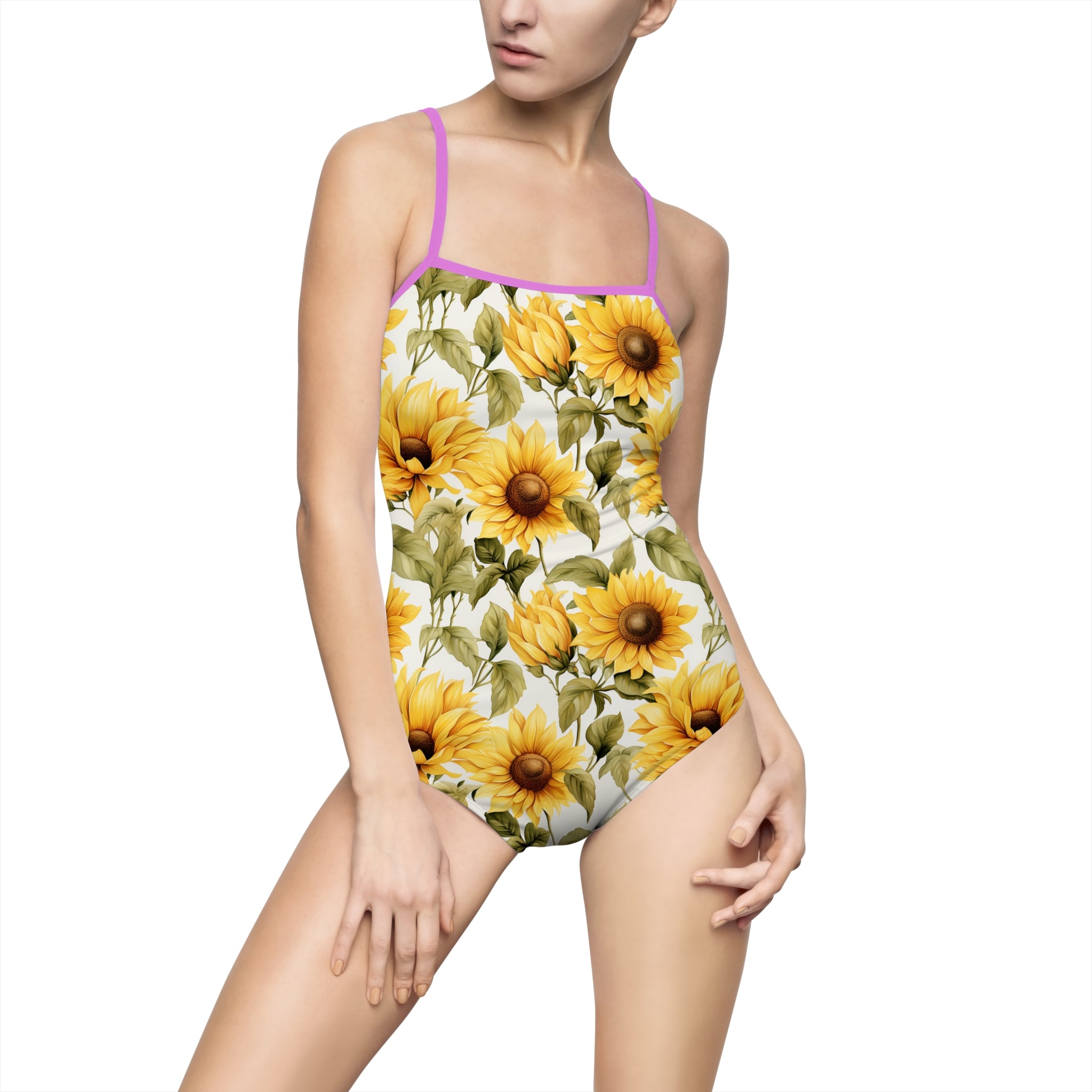 Women's One-piece Swimsuit (AOP) - Vibrant Designs 05