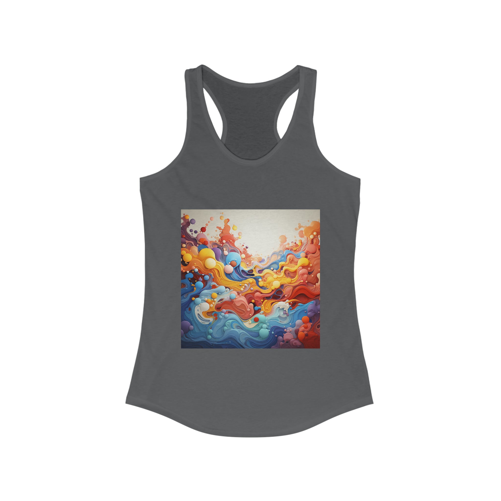 Women's Ideal Racerback Tank - Vector Art Design 37