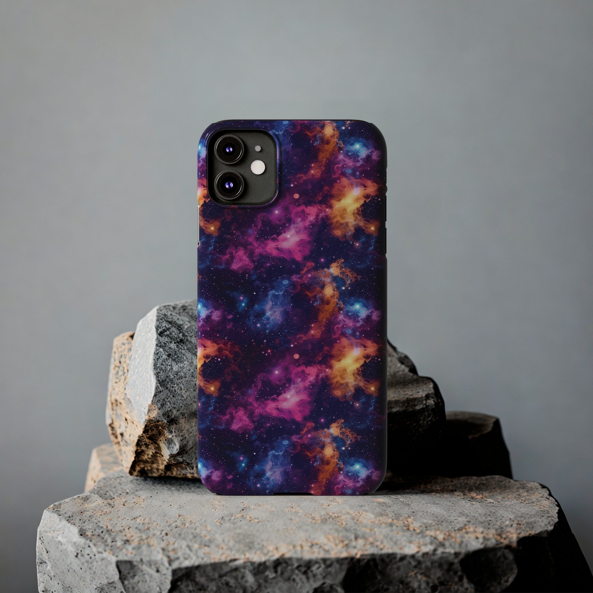 Slim Phone Cases (AOP) - Seamless Fantasy Galaxies 06