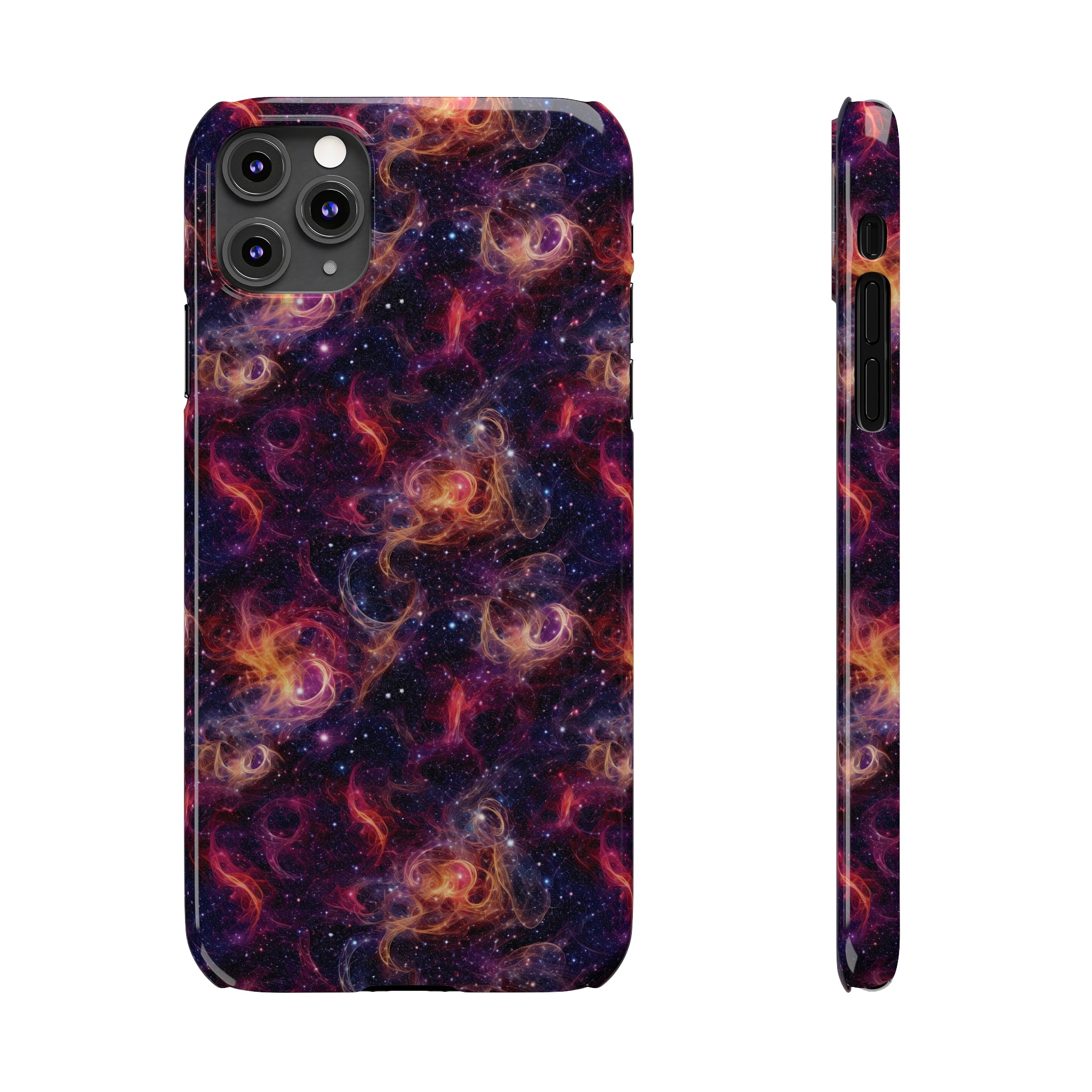 Slim Phone Cases (AOP) - Seamless Fantasy Galaxies 01