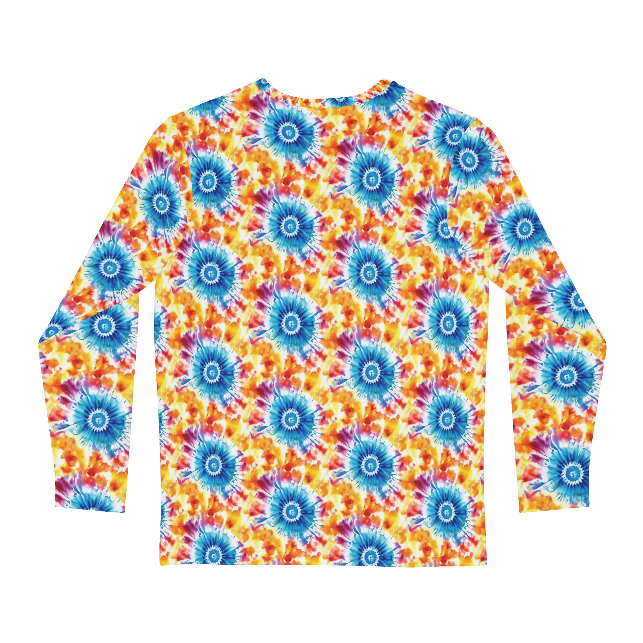 Men's Long Sleeve Shirt (AOP) - Tie Dye Designs 04