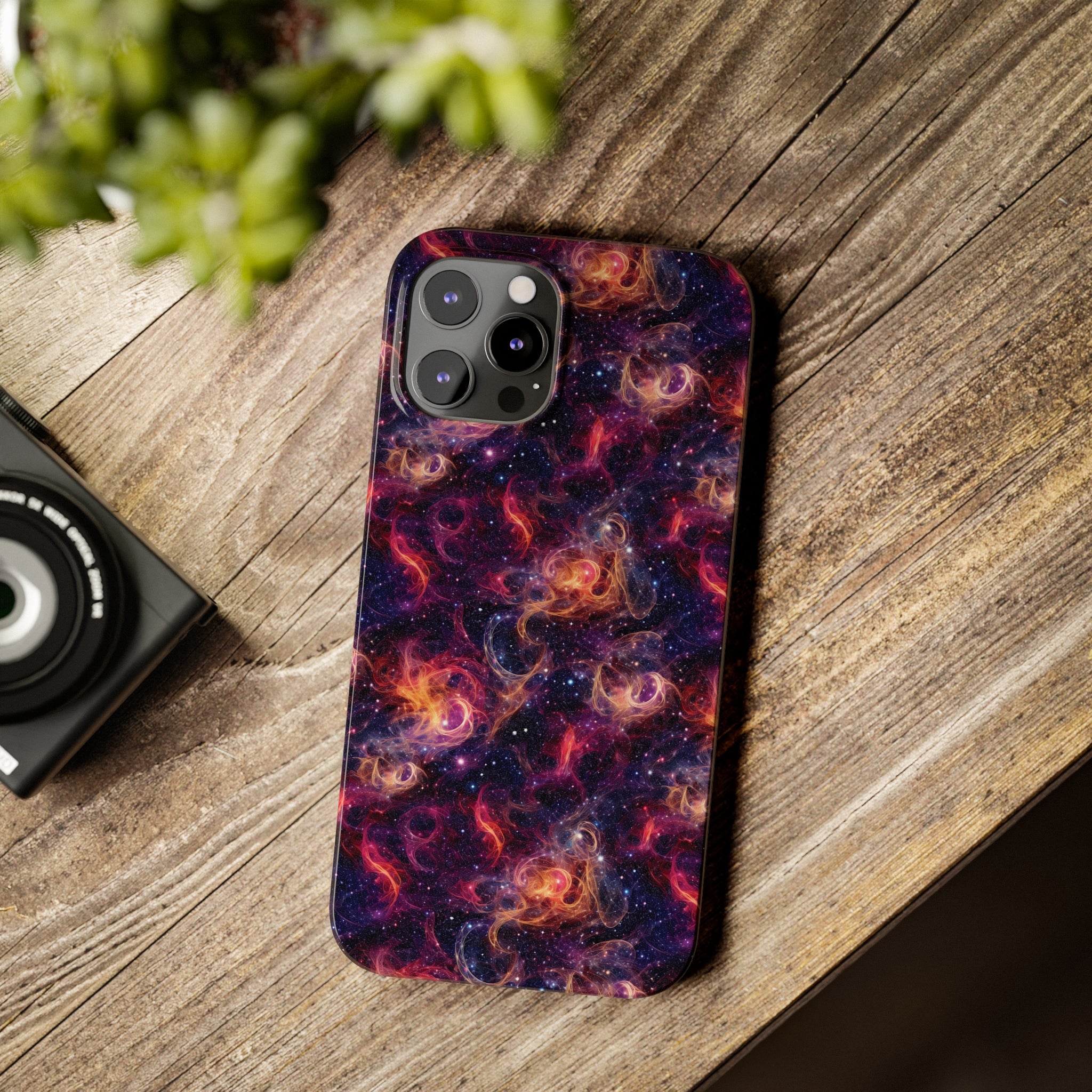 Slim Phone Cases (AOP) - Seamless Fantasy Galaxies 01