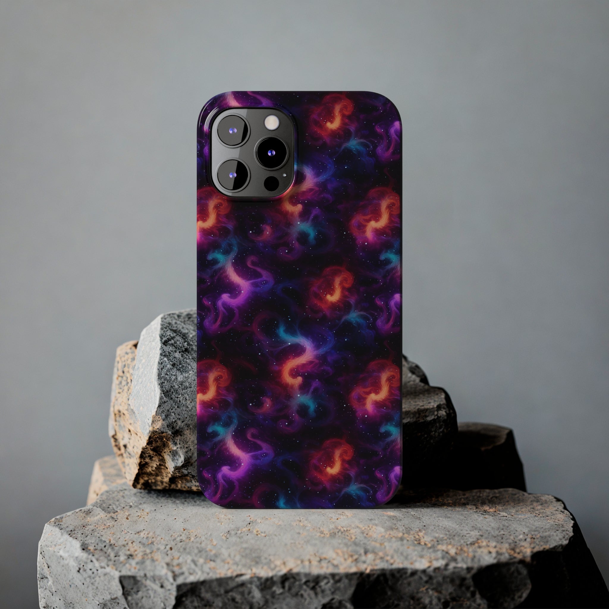 Slim Phone Cases (AOP) - Seamless Fantasy Galaxies 05