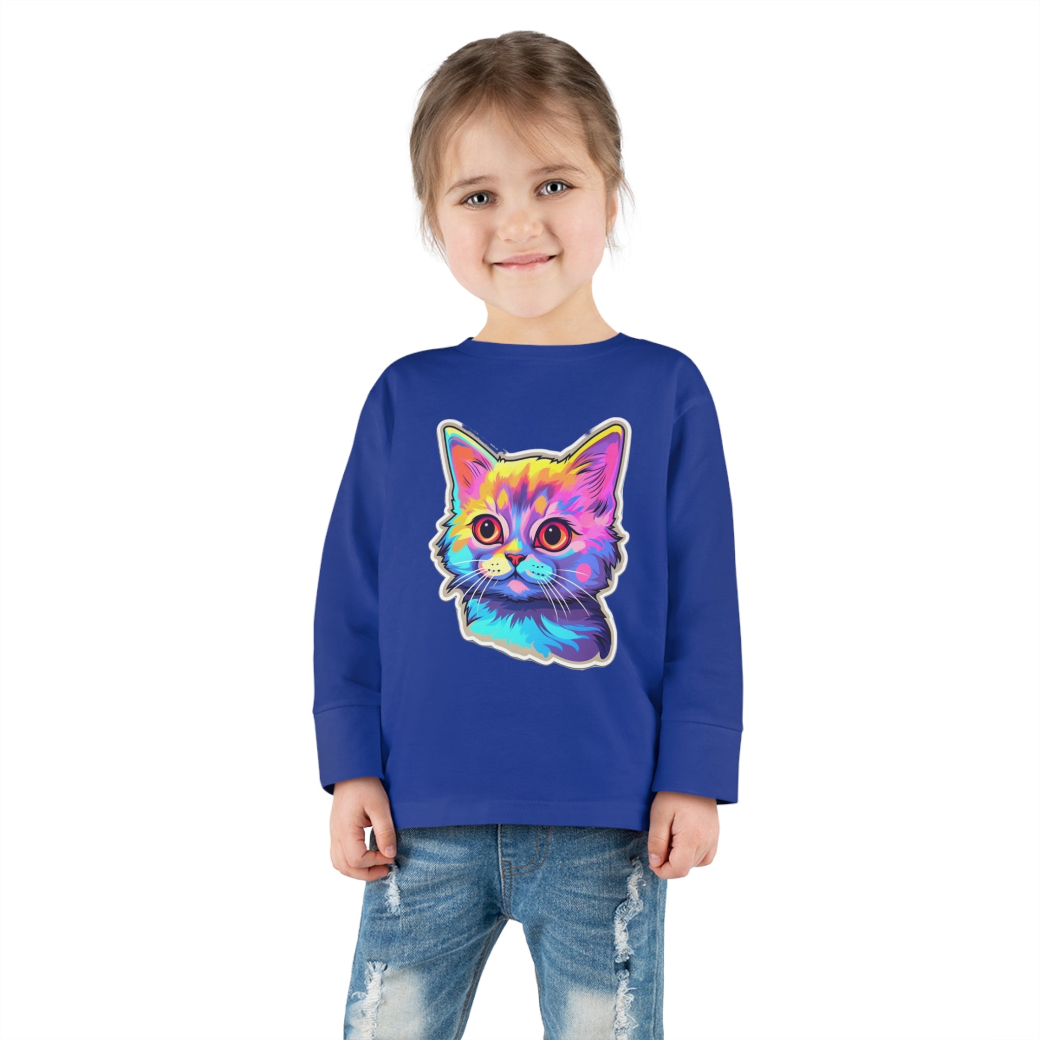 Toddler Long Sleeve Tee - Kittens 03