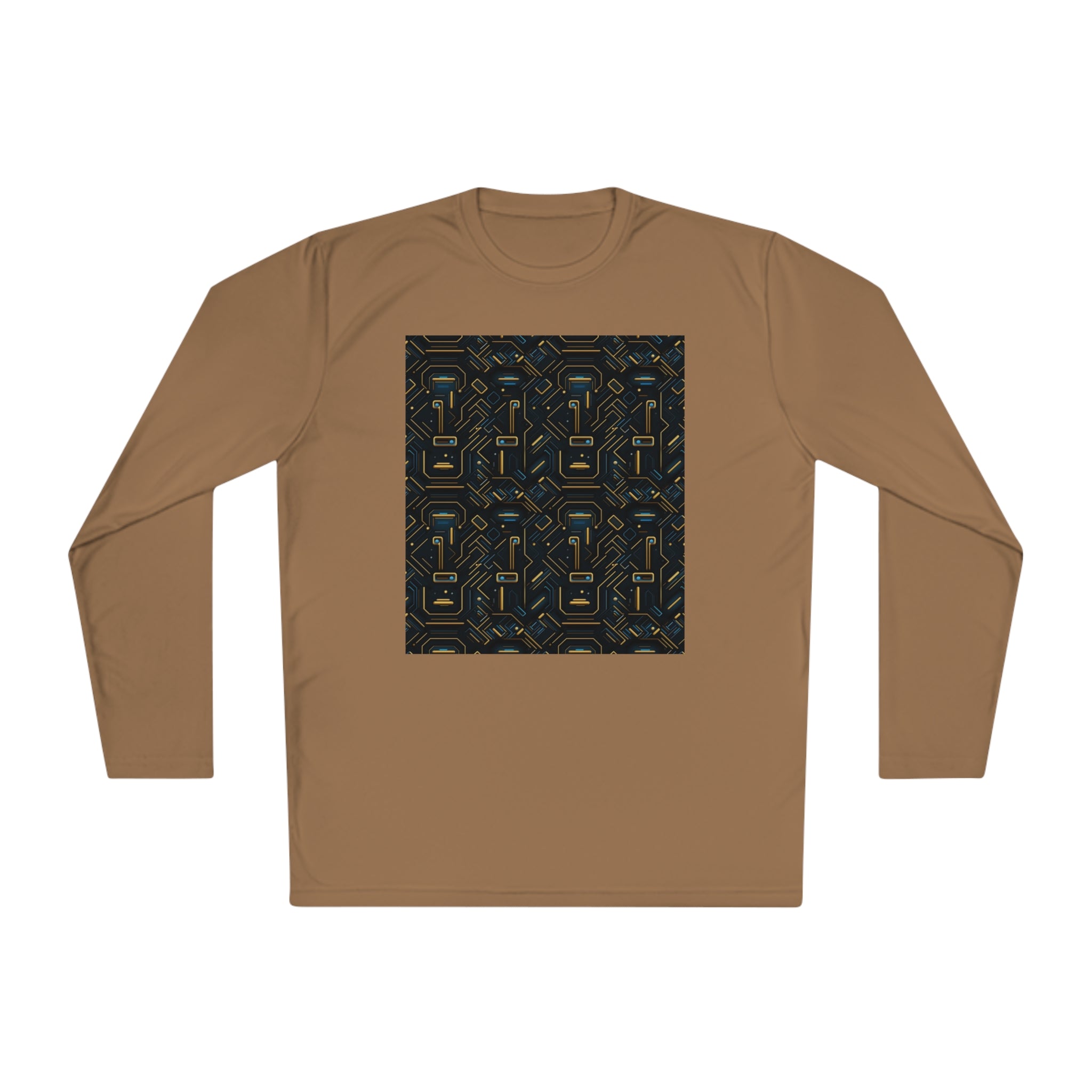 Unisex Lightweight Long Sleeve Tee (AOP) - Abstract Designs 07