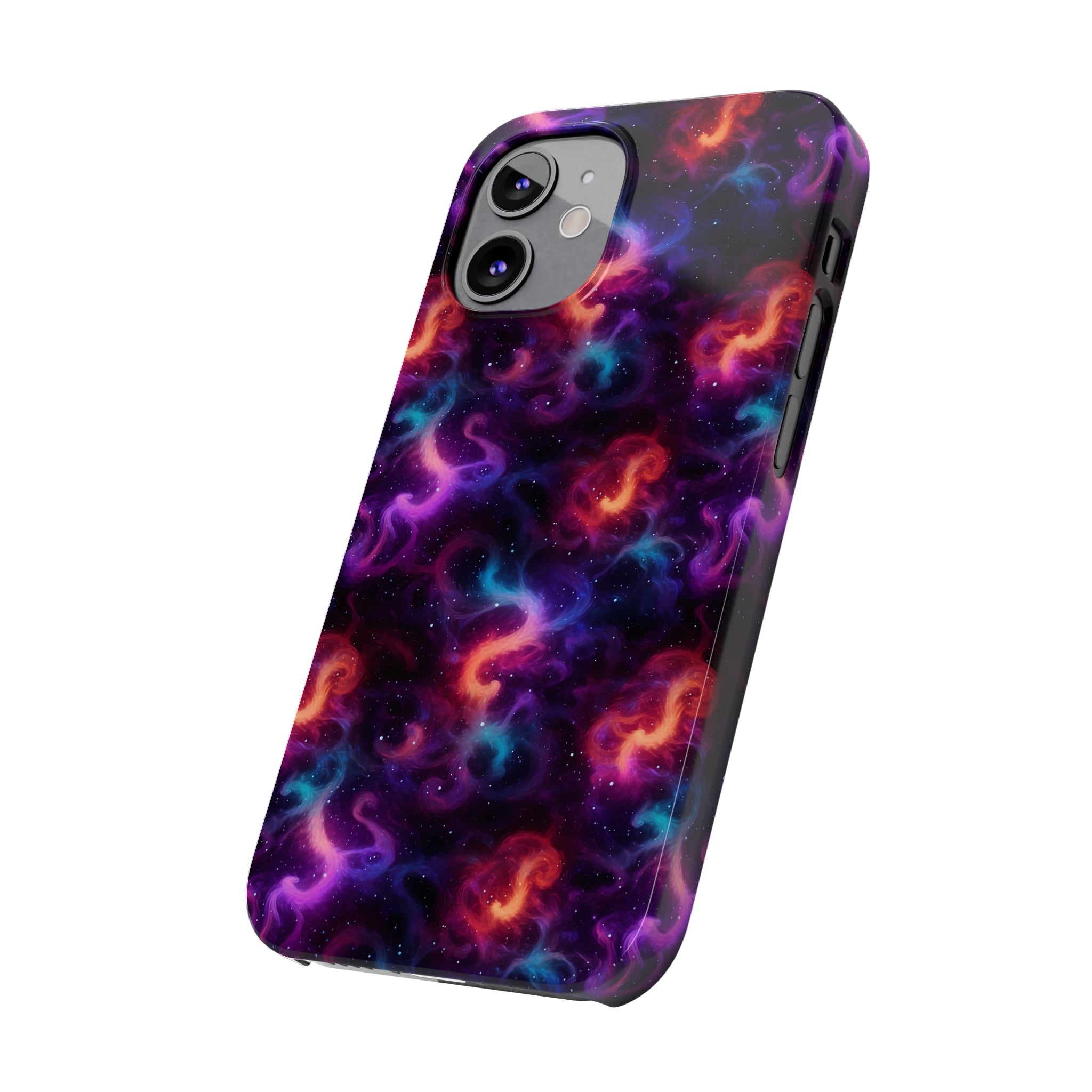 Slim Phone Cases (AOP) - Seamless Fantasy Galaxies 05