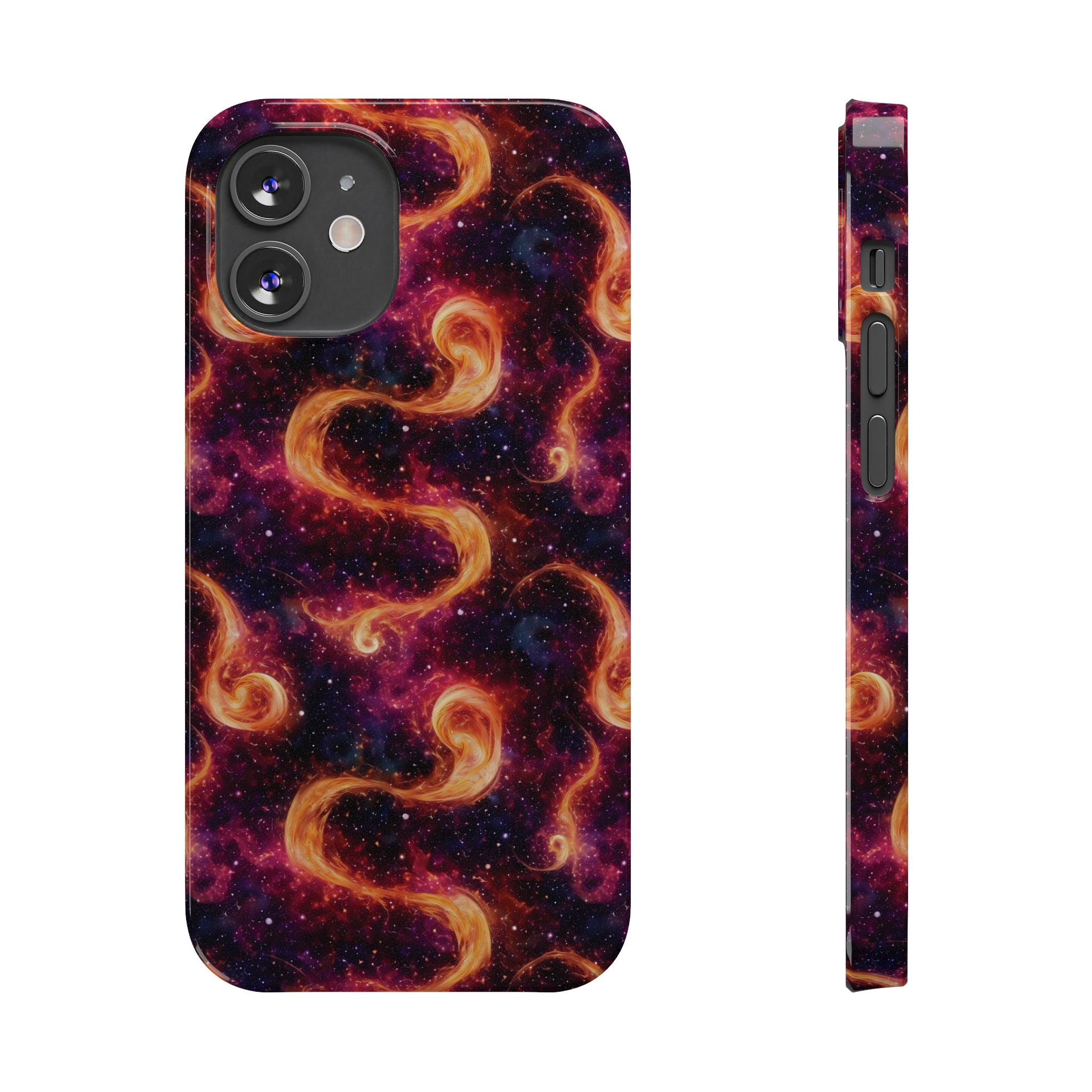 Slim Phone Cases (AOP) - Seamless Fantasy Galaxies 03