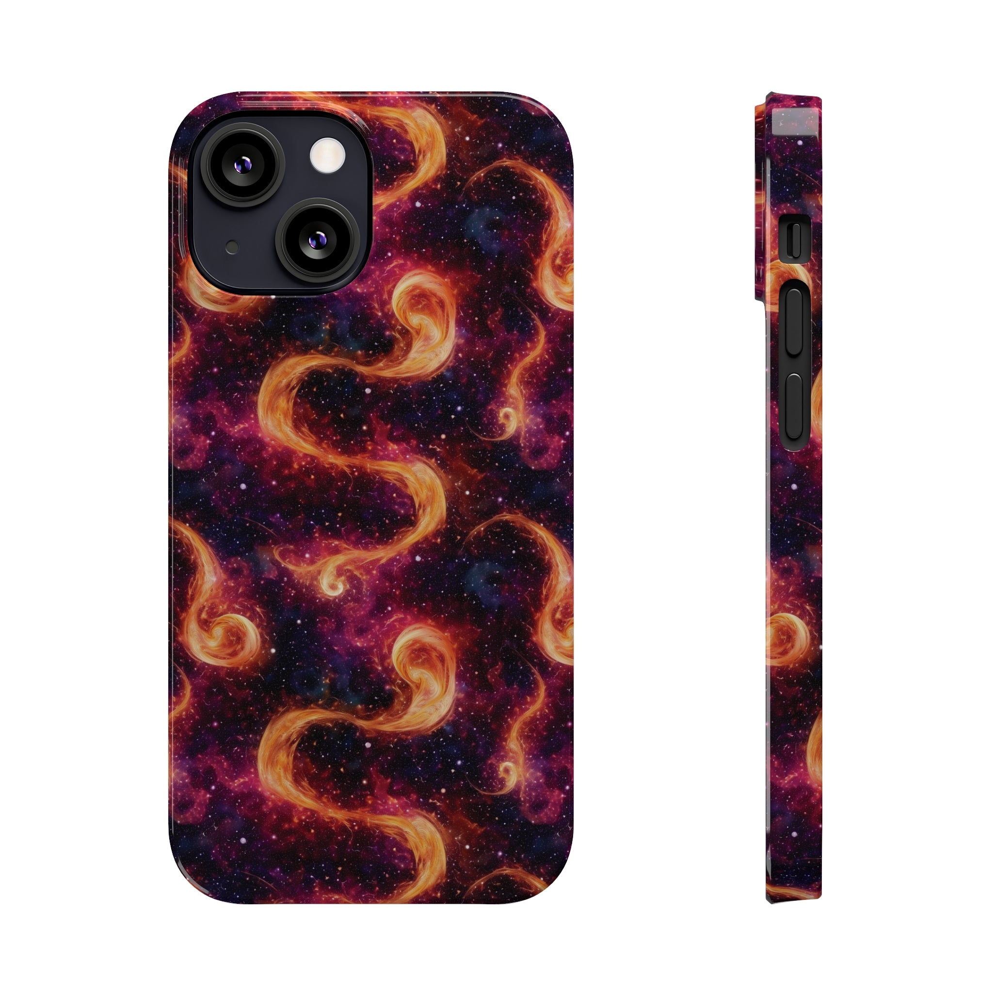 Slim Phone Cases (AOP) - Seamless Fantasy Galaxies 03