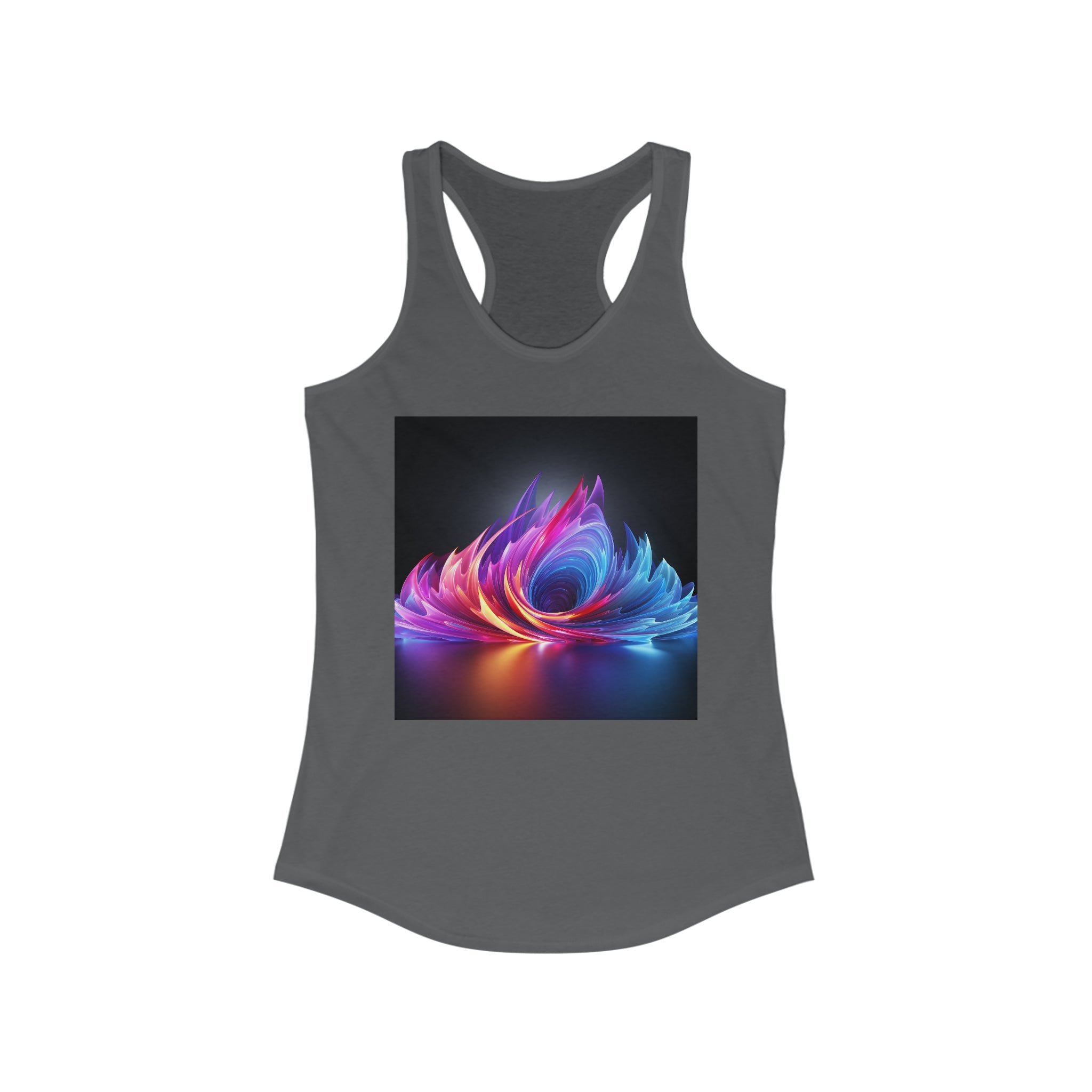 Women's Ideal Racerback Tank - Vector Art Design 32