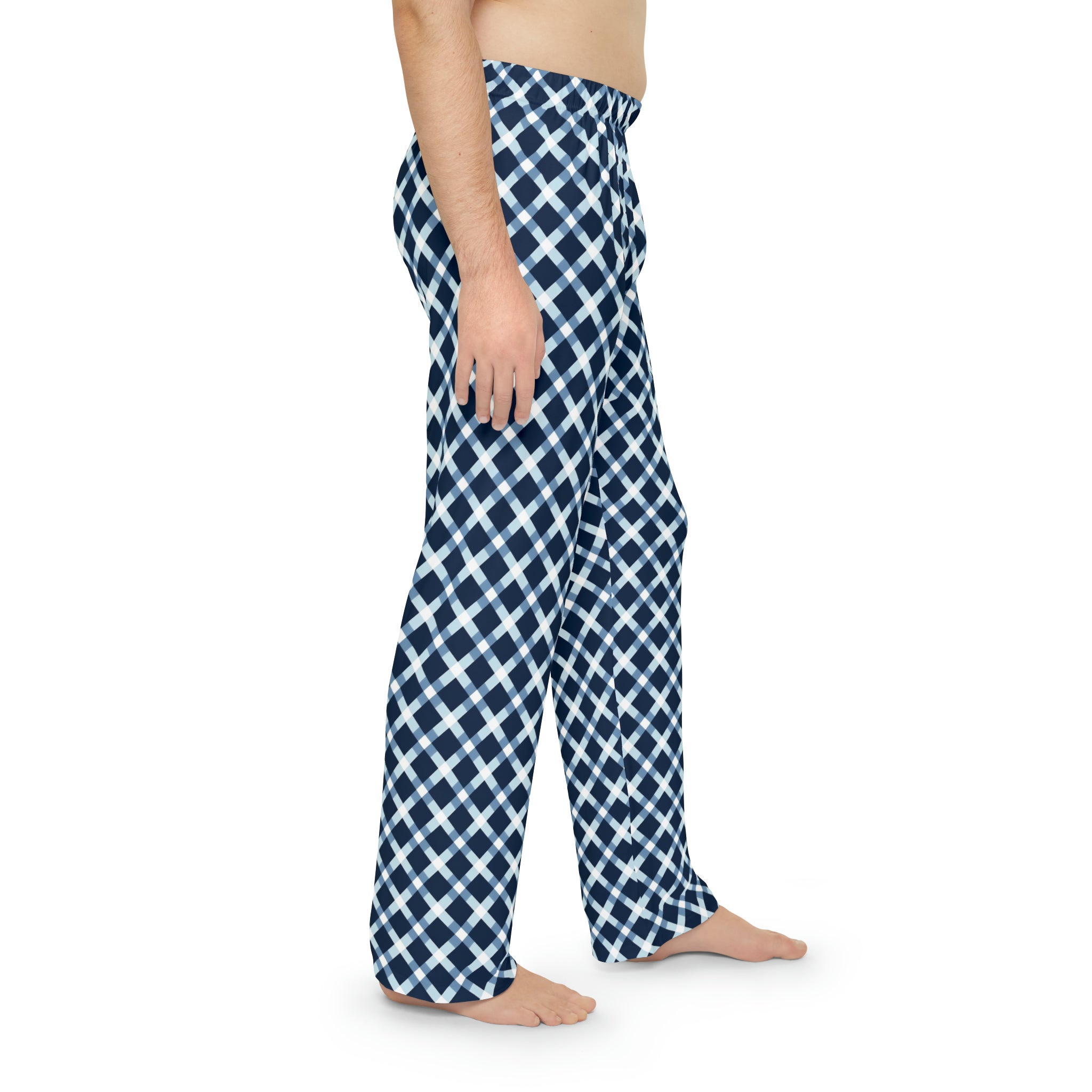 Men's Pajama Pants (AOP) - Seamless Checkered Designs 01