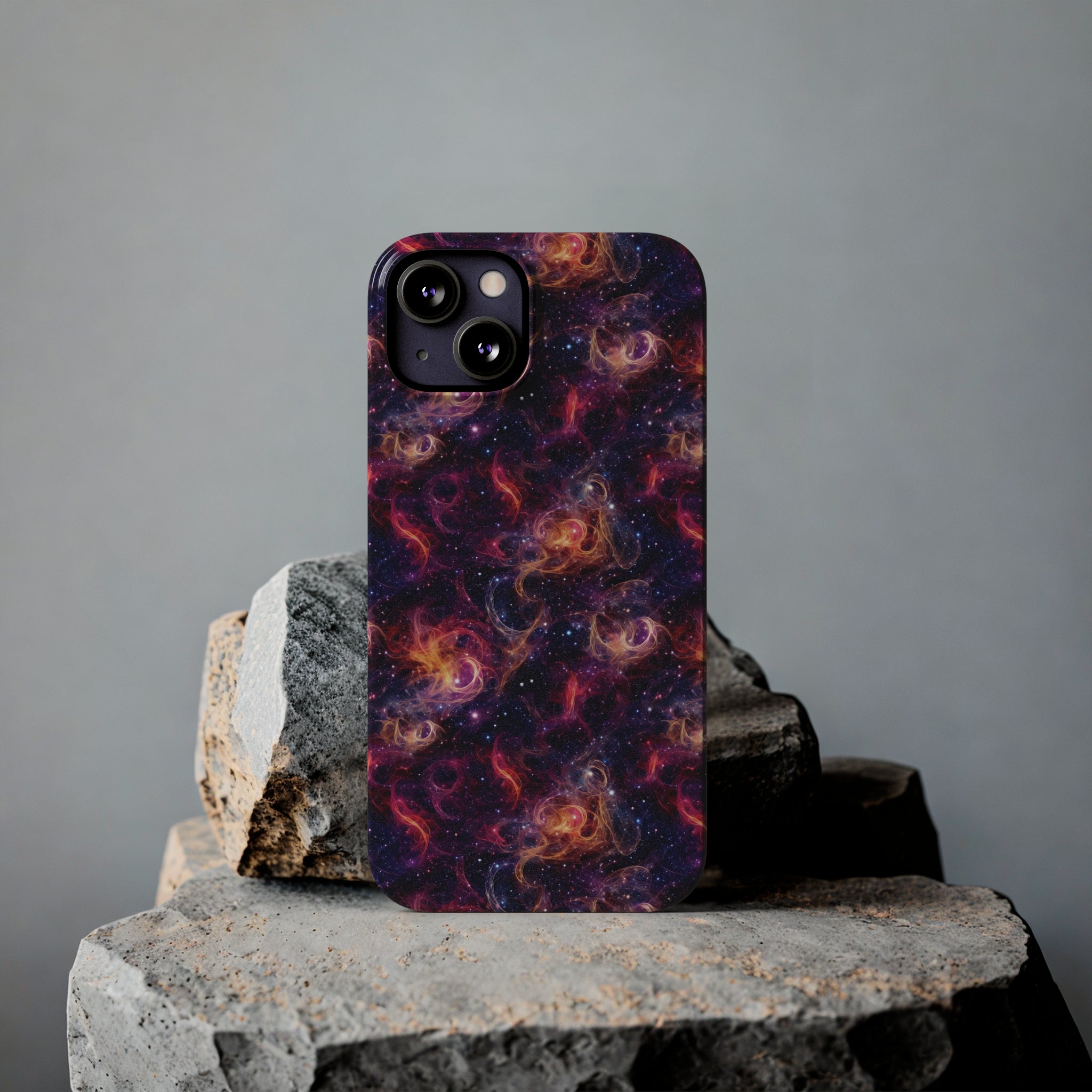 Slim Phone Cases (AOP) - Seamless Fantasy Galaxies 01