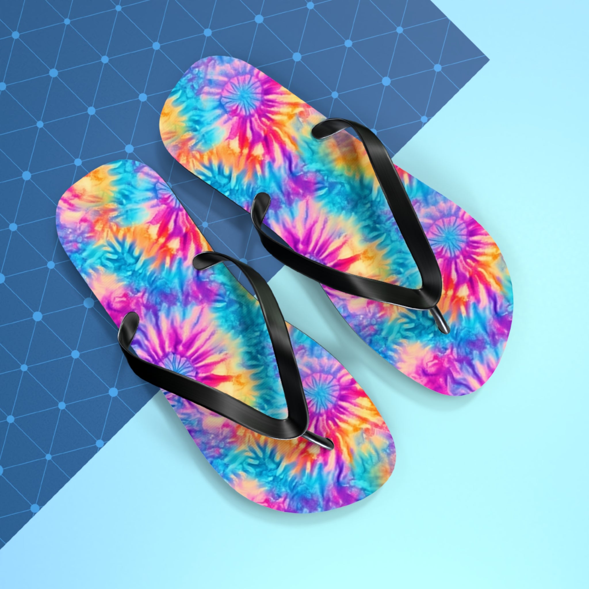 Flip Flops (AOP) - Tie Dye Designs 05